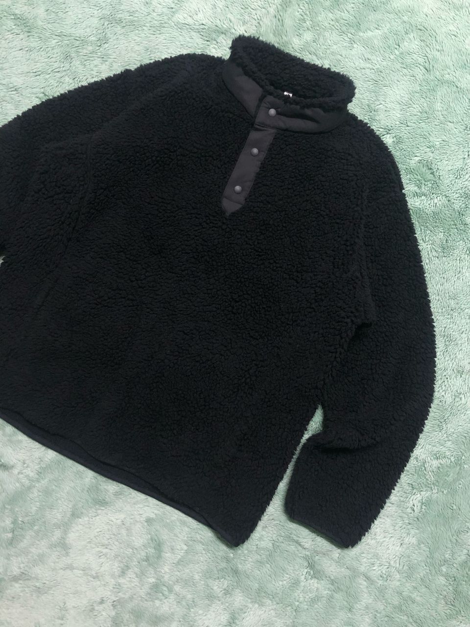 Uniqlo × White Mountaineering UNIQLO WHITE MOUNTAINEERING DEEP PILE HALF BUTTON FLEECE Size US L / EU 52-54 / 3 - 7 Thumbnail