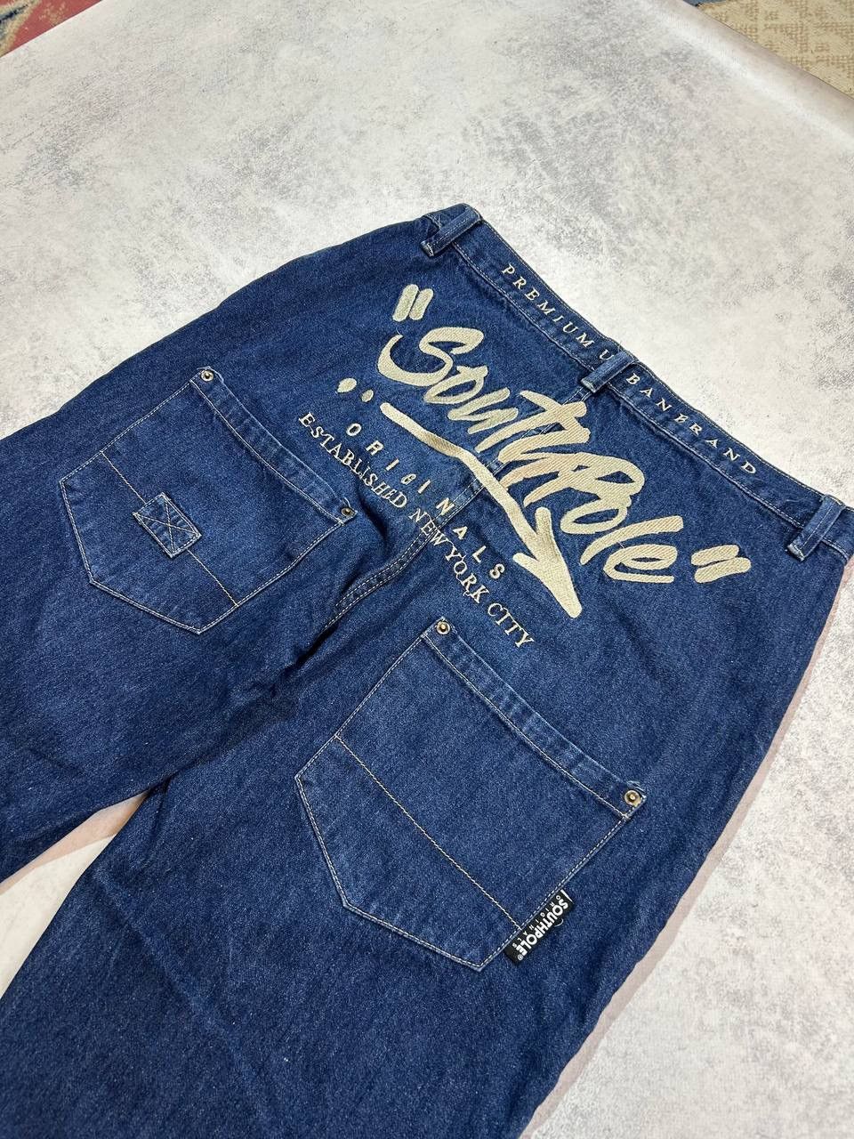 Southpole Southpole rare man denim jeans with back logo in size 36 Size US 36 / EU 52 - 6 Thumbnail
