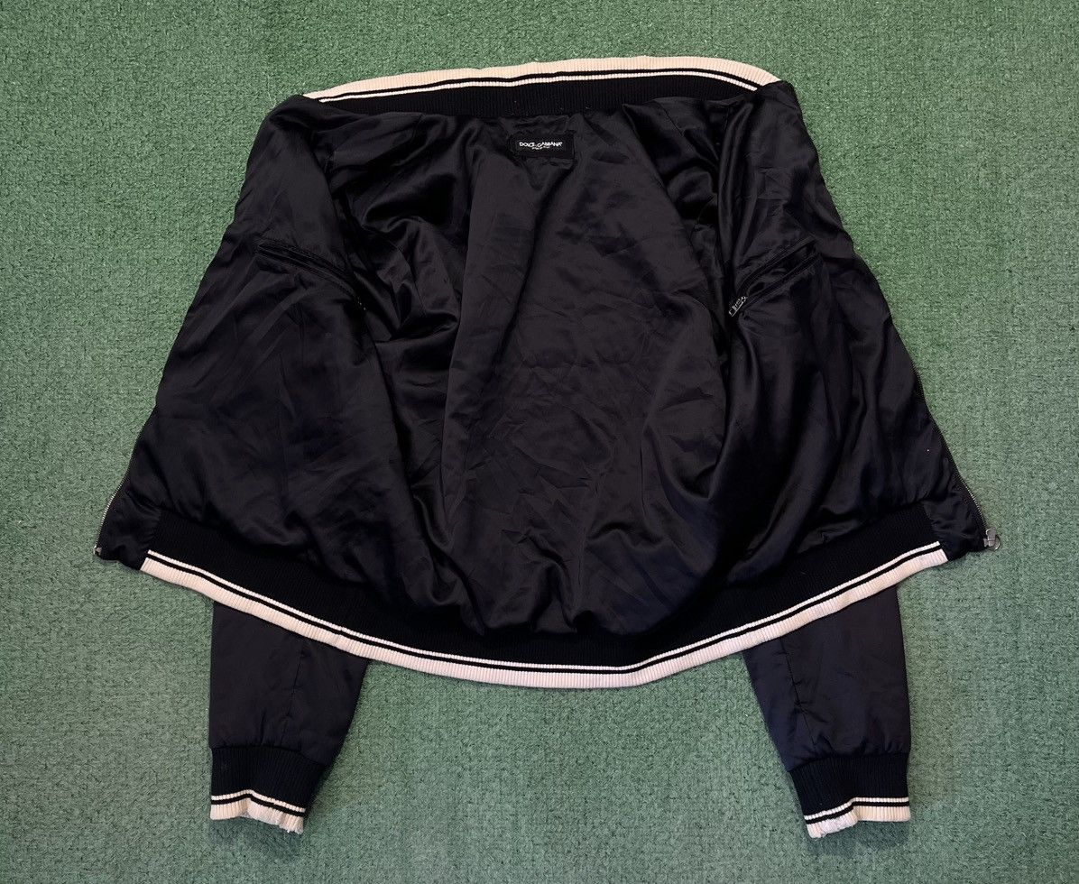 Designer × Dolce & Gabbana × Vintage Dolce & Gabbana Black Jacket With Leather and Cashmere Size US M / EU 48-50 / 2 - 5 Thumbnail