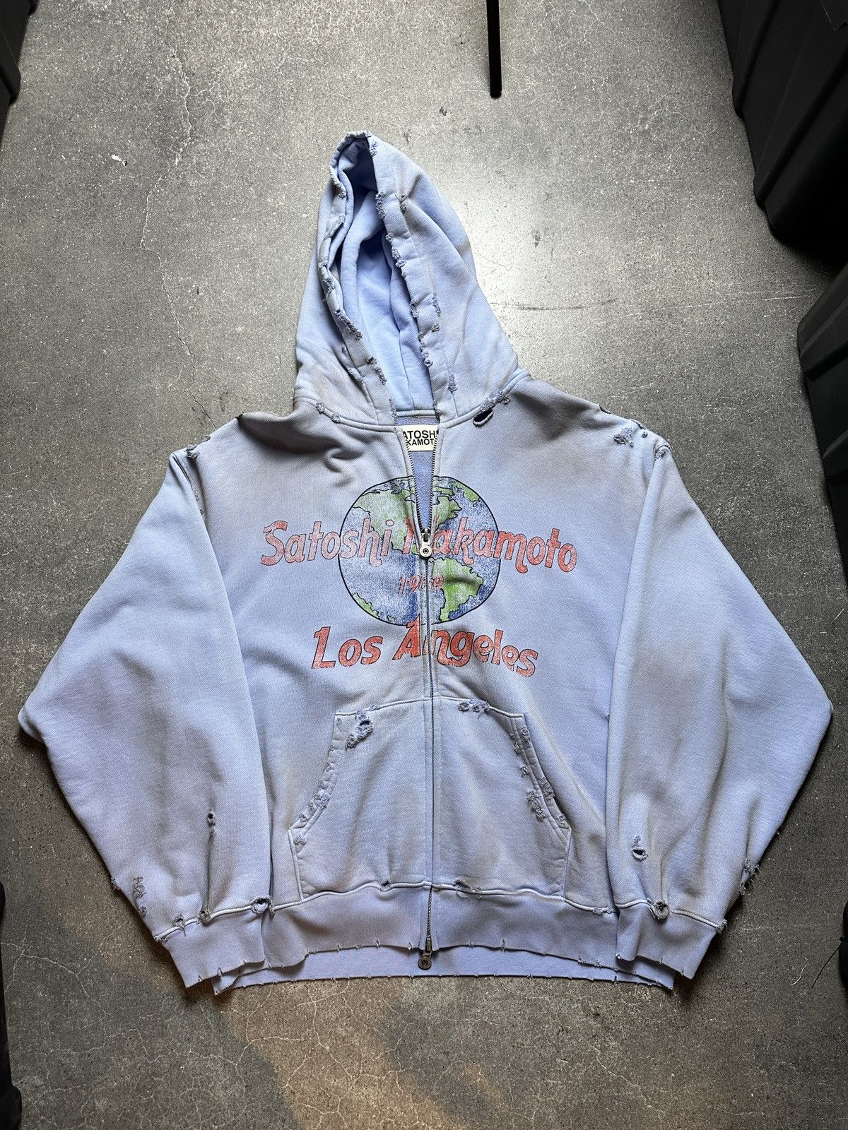 Satoshi Nakamoto Satoshi Nakamoto 1969 Rock Zip Hoodie Blue Size US XL / EU 56 / 4 - 1 Thumbnail