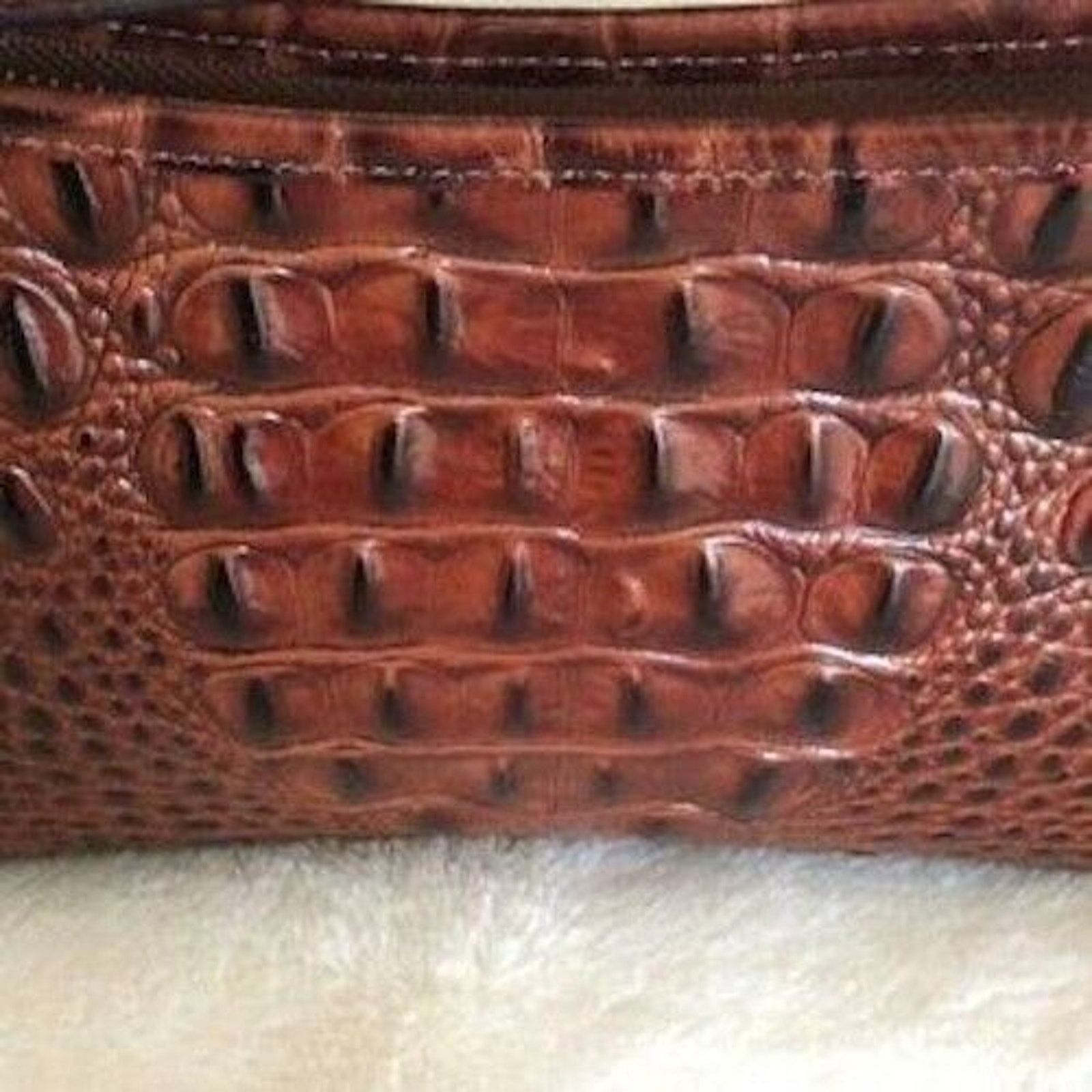 BRAHMIN BRAHMIN WOMENS MINI PECAN MELBOURNE ANYTIME HANDBAG NWT Size ONE SIZE - 7 Thumbnail