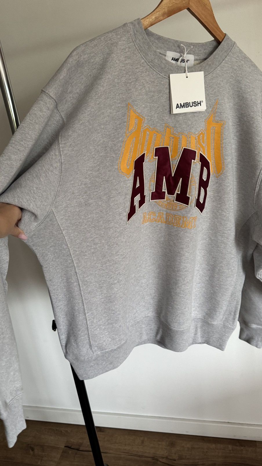 Ambush Design Ambush sweatshirt new with tags S M L grey Size US S / EU 44-46 / 1 - 4 Thumbnail