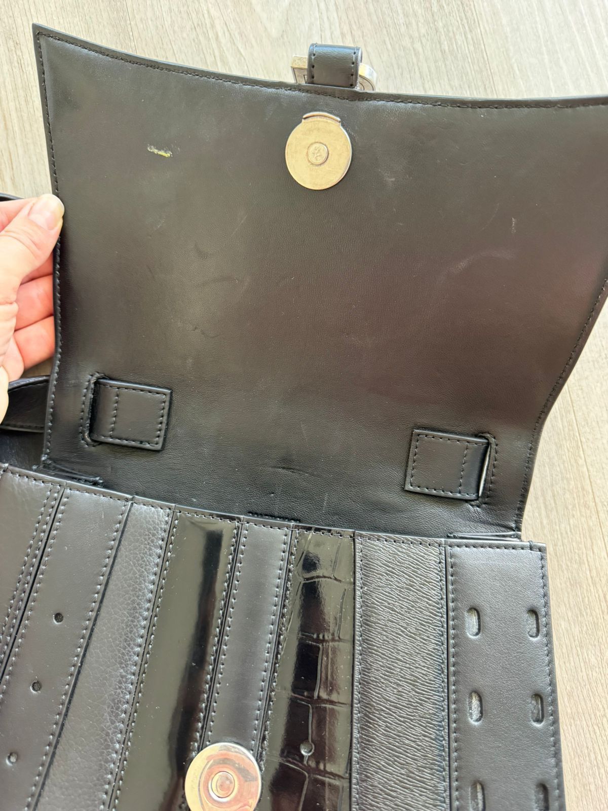 Balenciaga Balenciaga Hourglass Multibelt Leather Top Handle Bag Size ONE SIZE - 4 Thumbnail