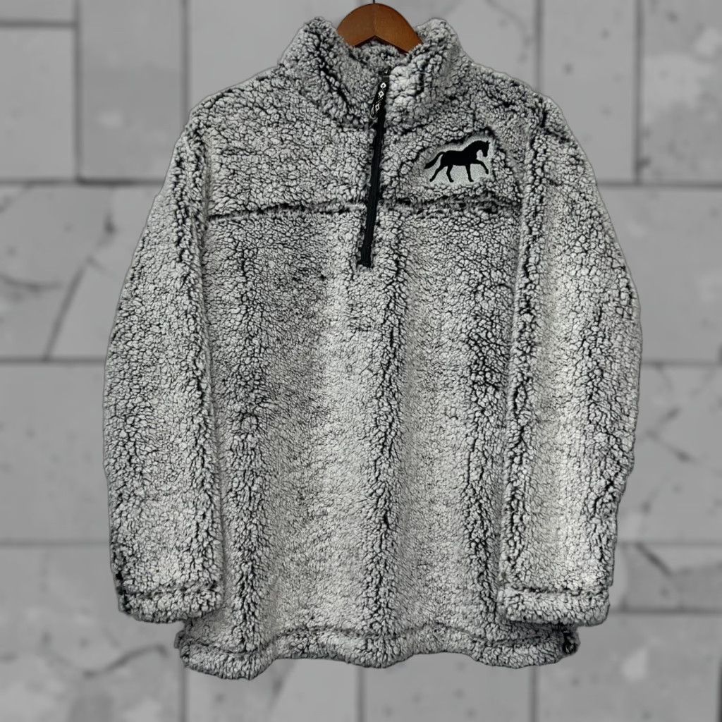 Vintage VINTAGE Back In The Saddle Jacket Womens M Gray Fleece Full-Zip Basic Jacket - M/Womens (if "Vintage" applies). Size M / US 6-8 / IT 42-44 - 1 Thumbnail