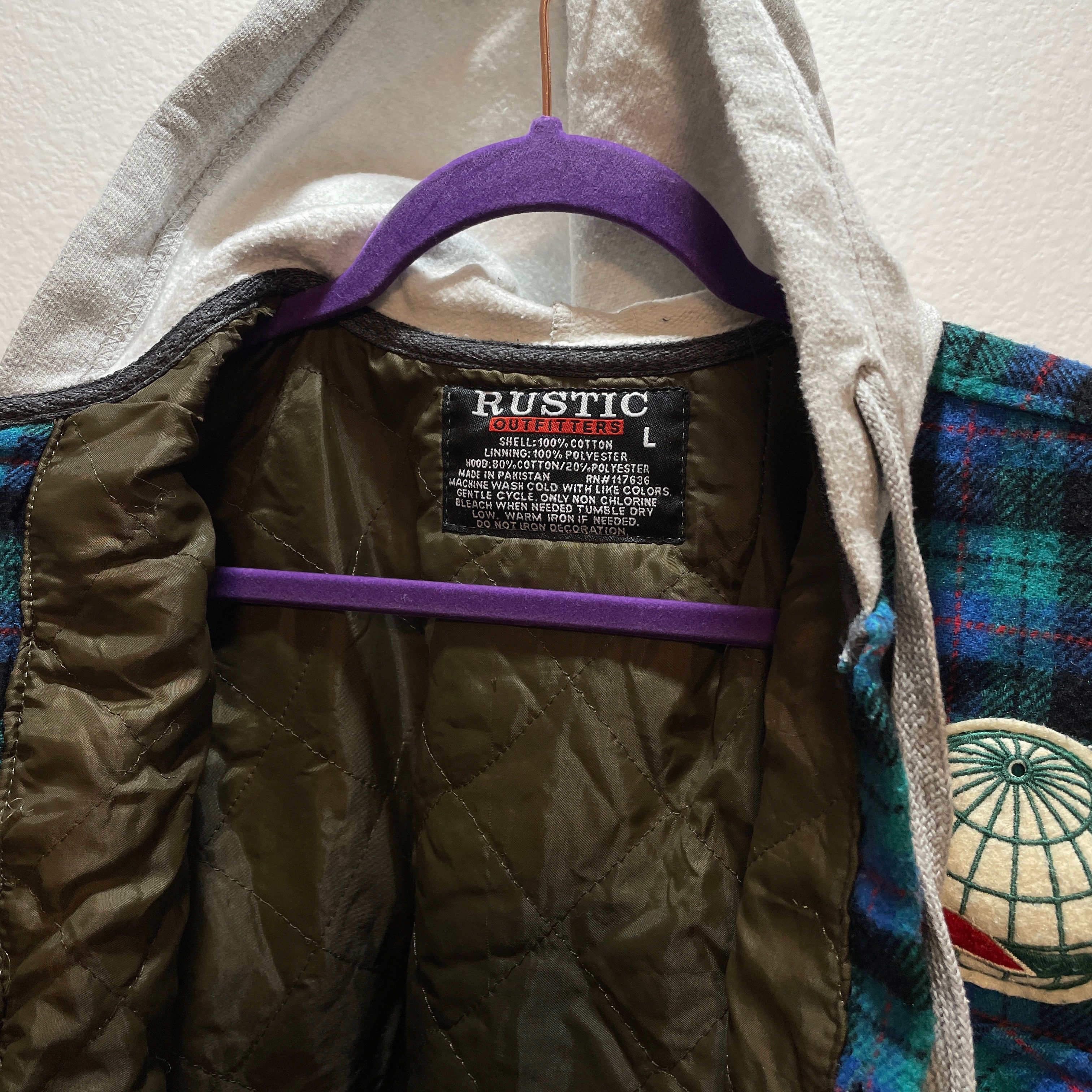 Other Rustic Outfitters insulated hooded flannel jacket Size US L / EU 52-54 / 3 - 3 Thumbnail