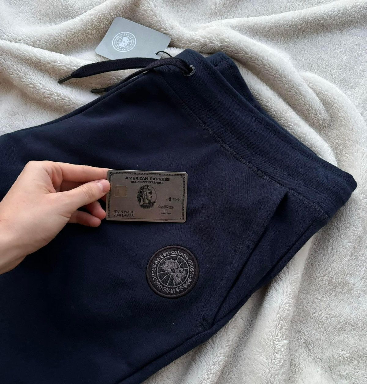 Canada Goose Canada Goose Navy Huron Sweatpants Size US 40 / EU 56 - 2 Thumbnail