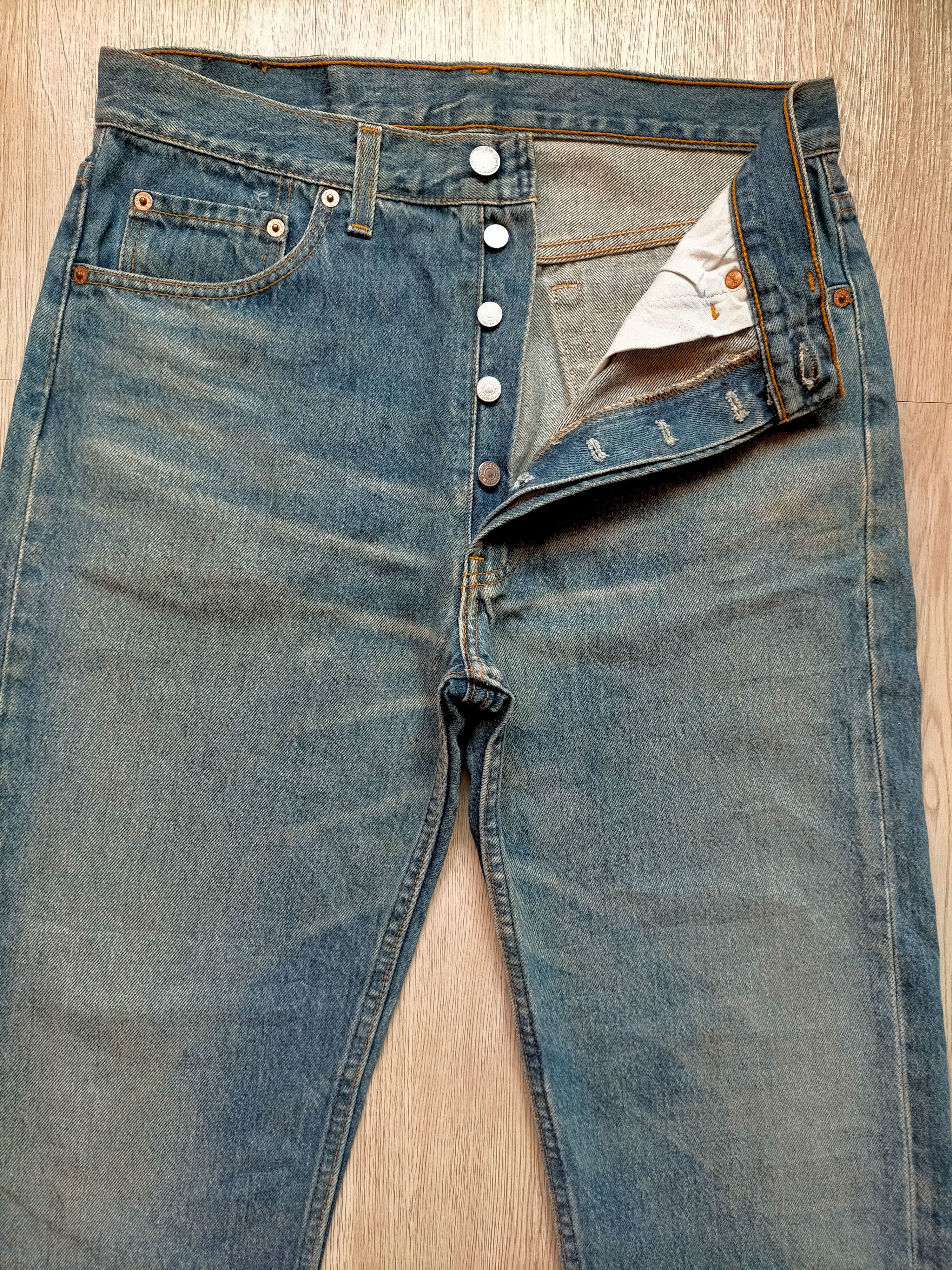 Levi's Vtg Levis 501 Made in usa Blue Denim Jeans Size US 32 / EU 48 - 7 Thumbnail