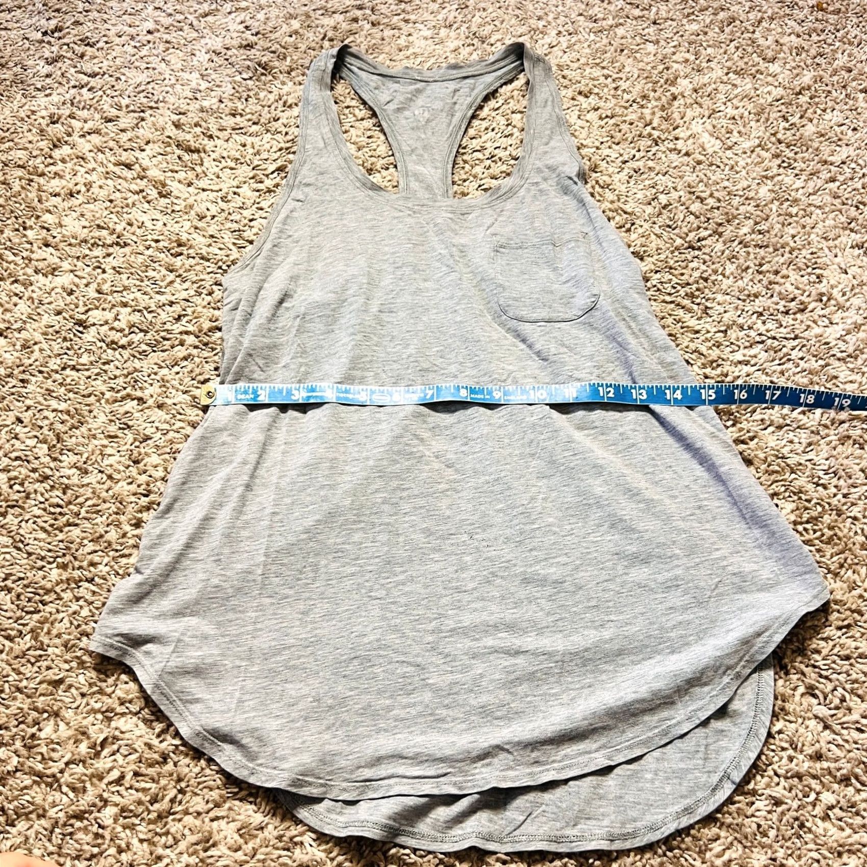 Lululemon VINTAGE Womens Lululemon Gray Workout Yoga Racer Back Tank Top S Small Womens 90s Retro Tank Top Size S / US 4 / IT 40 - 2 Thumbnail