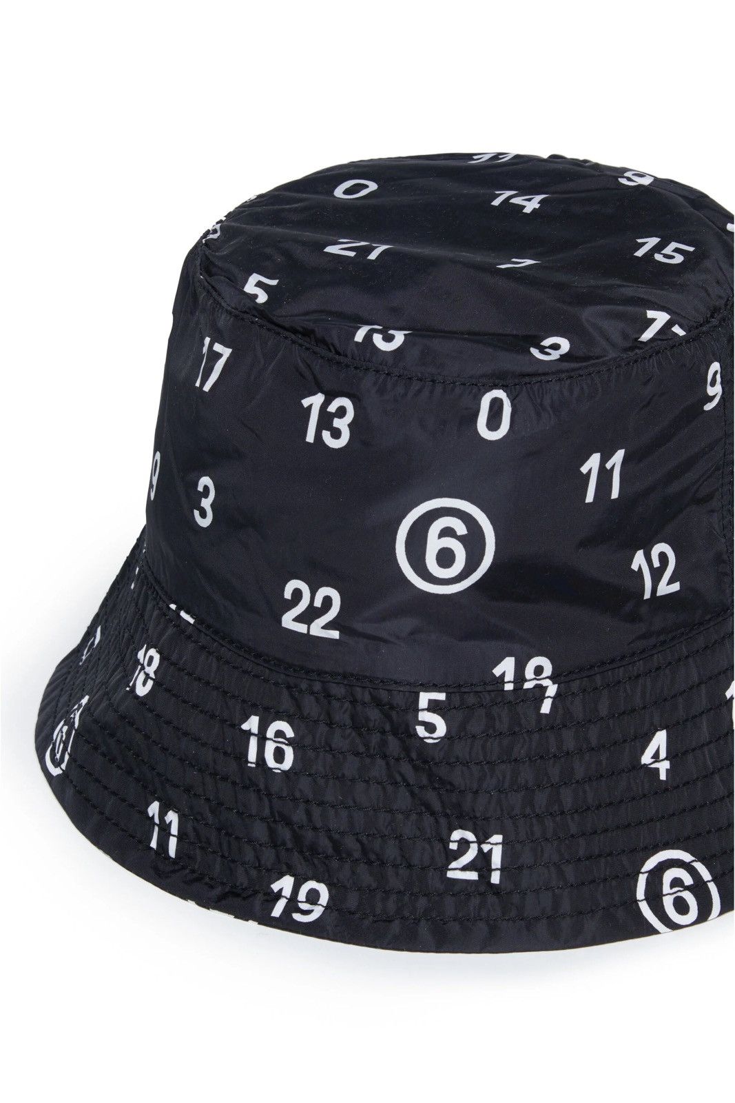 Maison Margiela Maison Margiela MM6 bucket hat all over numeric logo Size ONE SIZE - 3 Thumbnail