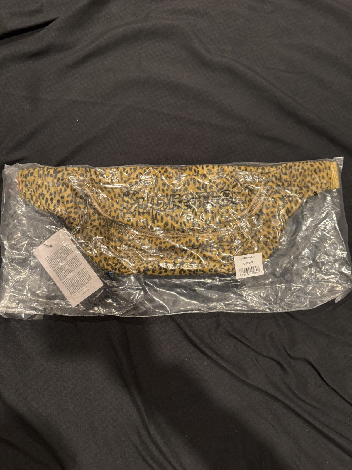 Supreme Supreme Barbour Waxed Cotton Waist Bag Leopard Color-way Size ONE SIZE - 1 Thumbnail