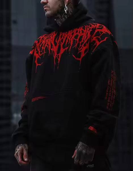 Japanese Brand × Vintage Fleece hooded sweatshirt Size US XL / EU 56 / 4 - 2 Thumbnail
