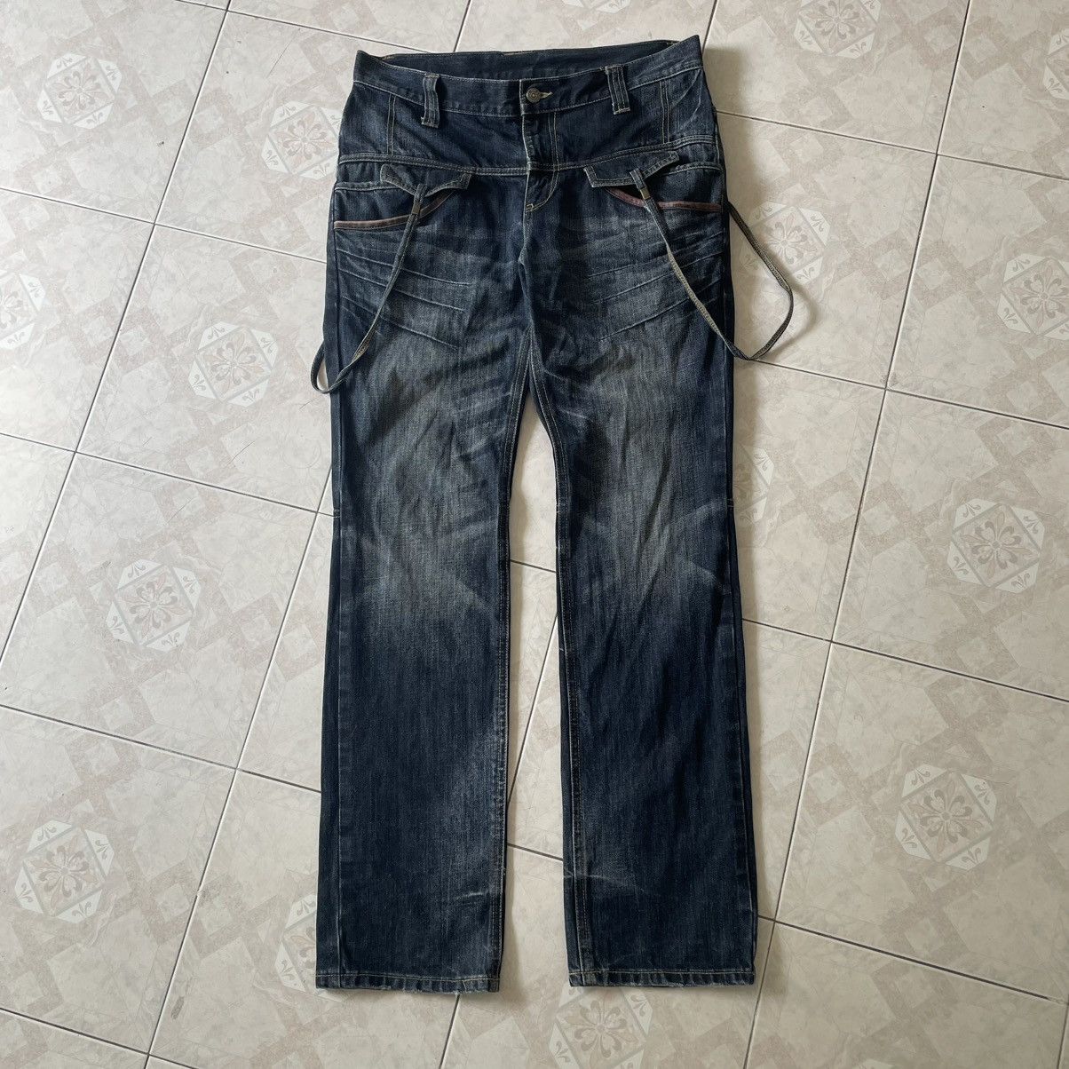 PPFM Ppfm Bondage Denim pants 🍒 Size US 34 / EU 50 - 1 Thumbnail