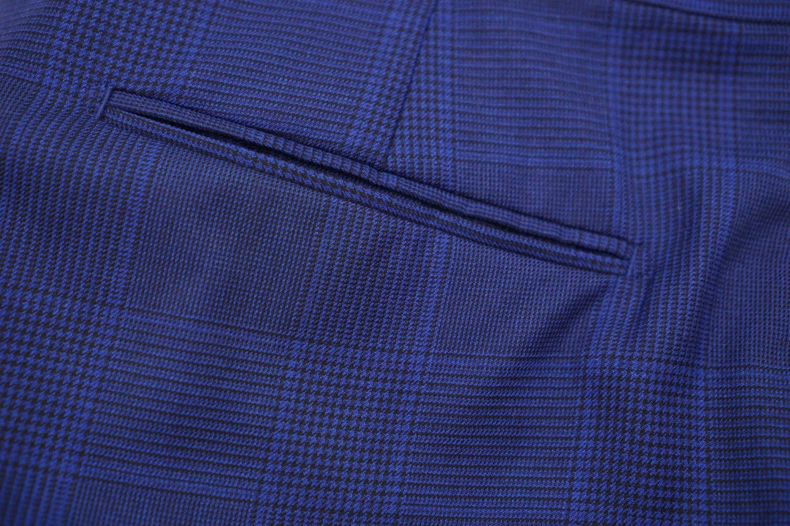 Suitsupply Men Suitsupply Trousers Navy Blue Brescia Regulators US40L Size 40L - 5 Thumbnail