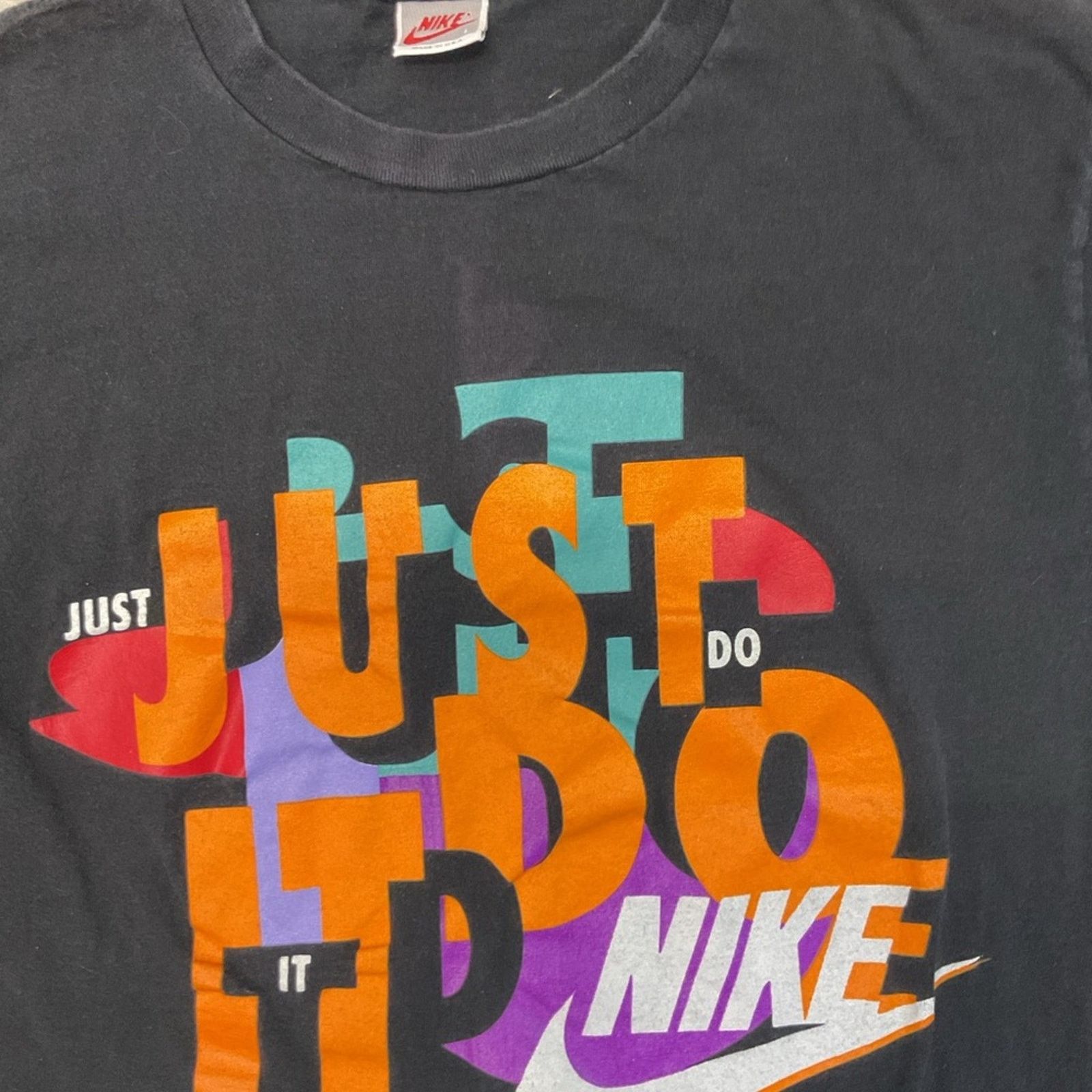 Nike Nike Rare Vintage T-Shirt “Just Do It” (Single Stitch) Size US L / EU 52-54 / 3 - 3 Thumbnail