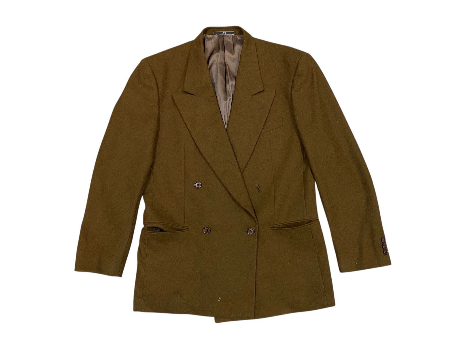 Valentino Vtg Valentino Garavani Wool Blazer Made in Italy - Mens Size US M / EU 48-50 / 2 - 2 Thumbnail