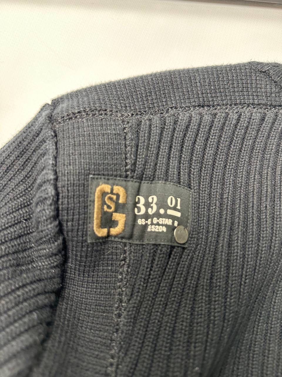 G-Star 🔥G-Star Vintage Cable Knite Sweater Big Logo RAW Size US XL / EU 56 / 4 - 7 Thumbnail
