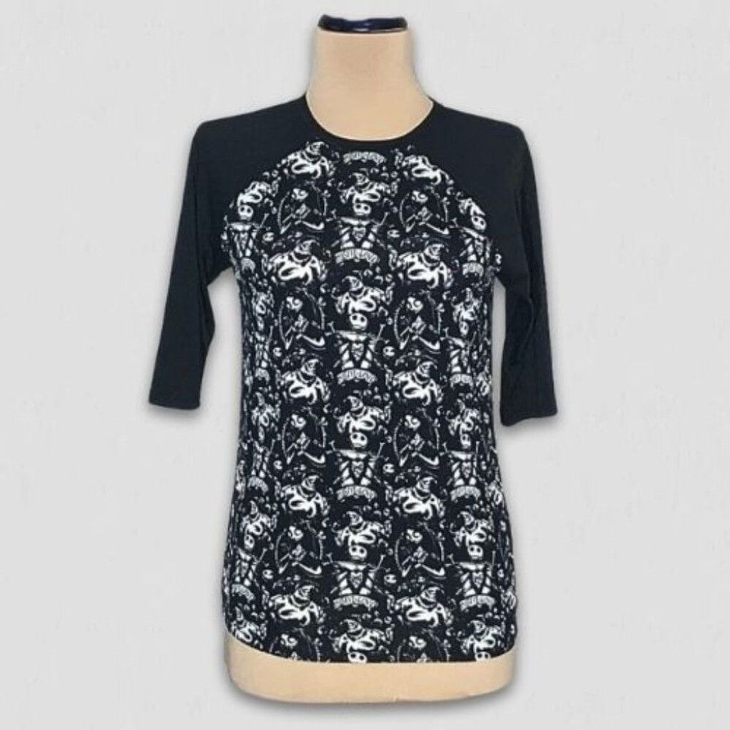 Disney Disney Jack Skellington Nightmare Before Christmas top sz S Size XS / US 0-2 / IT 36-38 - 1 Thumbnail