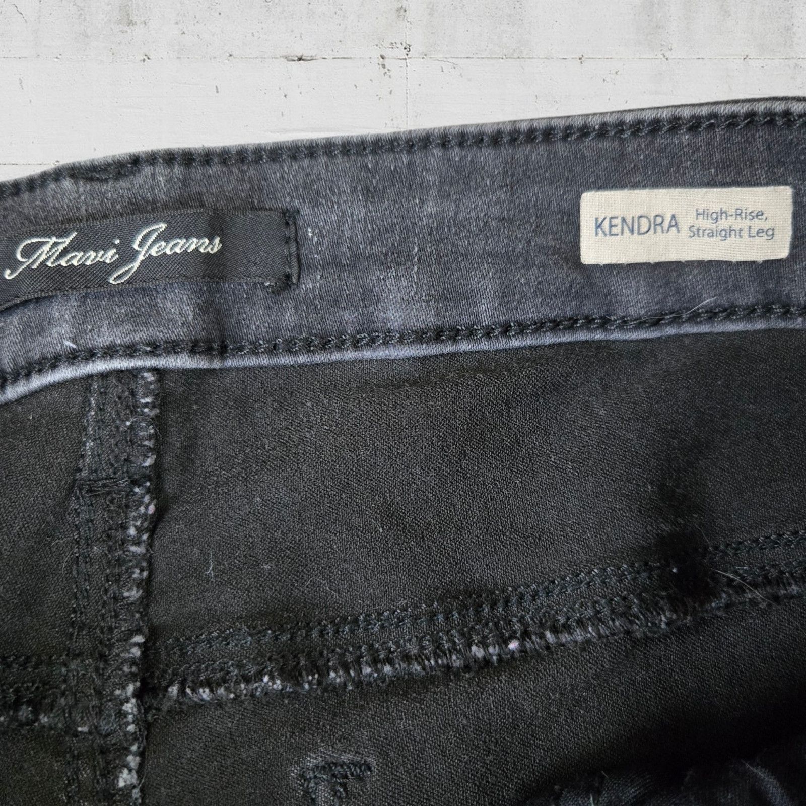 Mavi Mavi Black High Rise Straight Jeans Size 32 Size 32" / US 10 / IT 46 - 4 Thumbnail