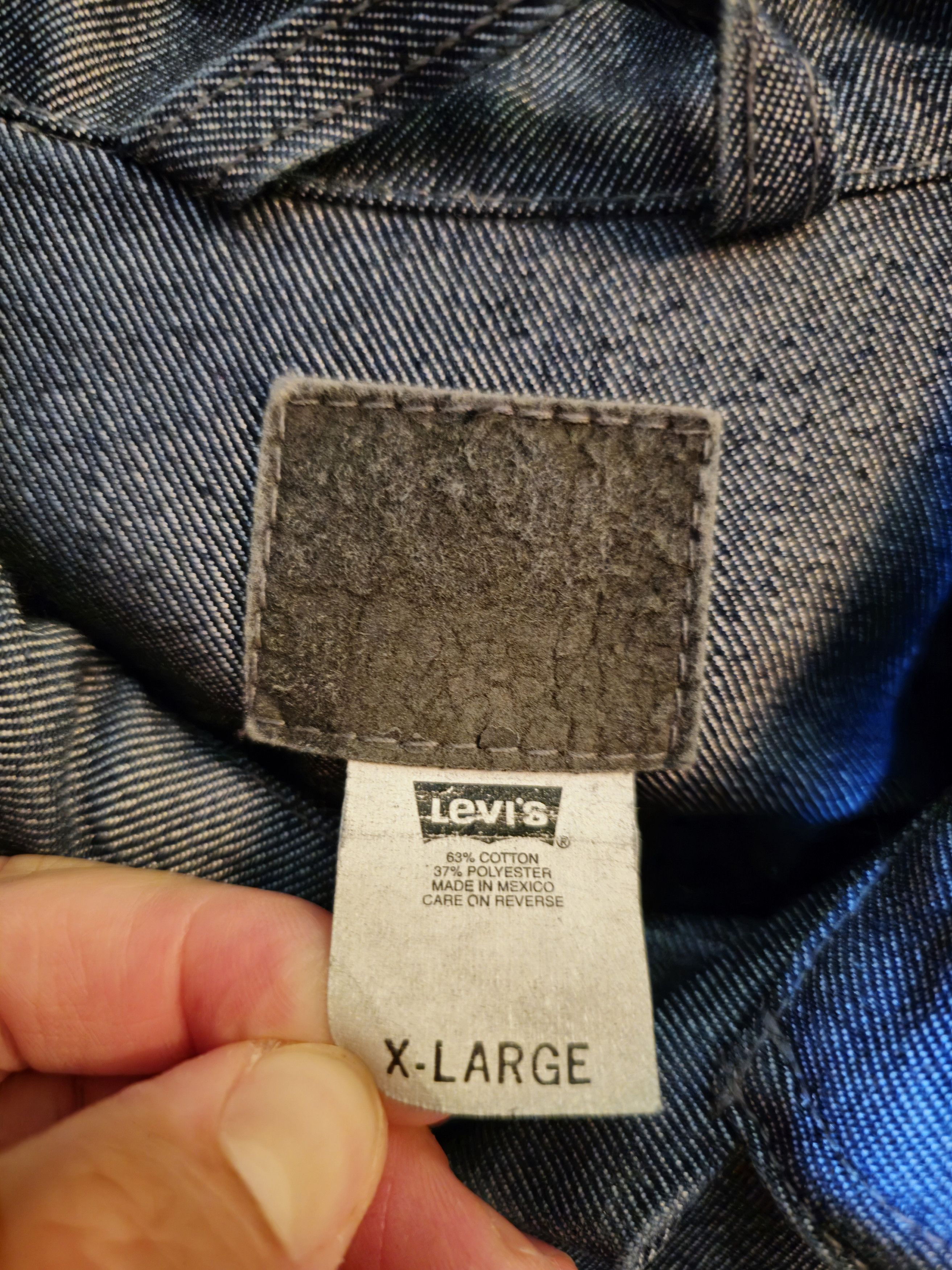 Levi's Levi's Silvertab Trucker Jean Jacket Metallic Blue Denim Size US XL / EU 56 / 4 - 4 Thumbnail