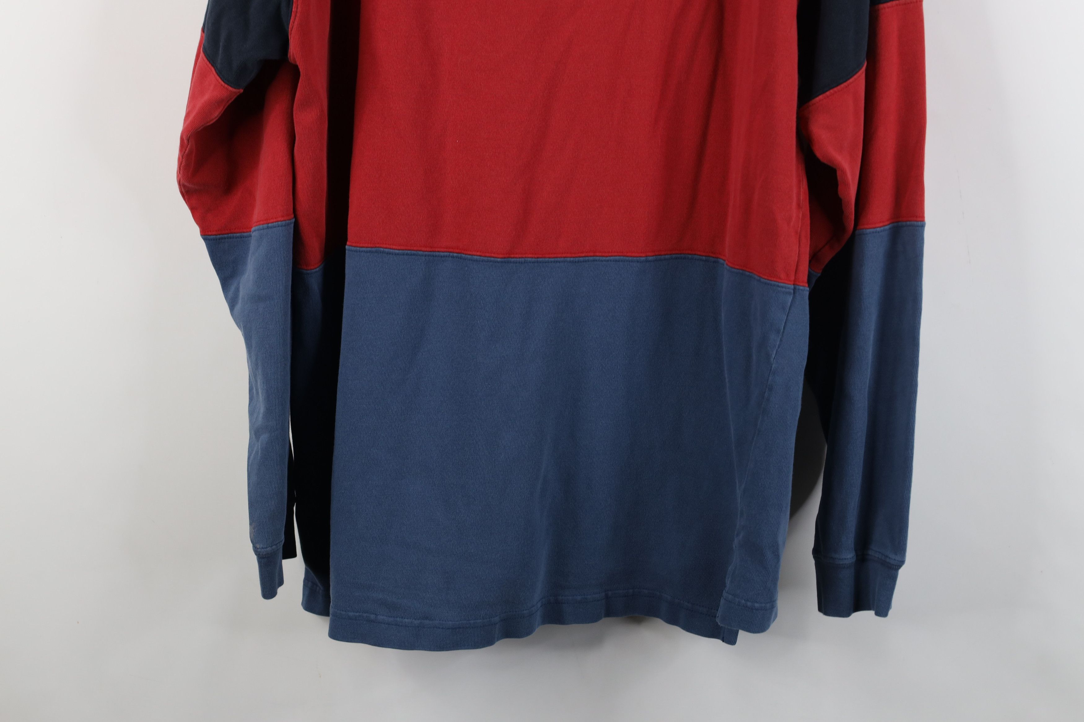 Vintage Vintage 90s Streetwear Block Heavy Long Sleeve Rugby Polo Size US M / EU 48-50 / 2 - 14 Thumbnail
