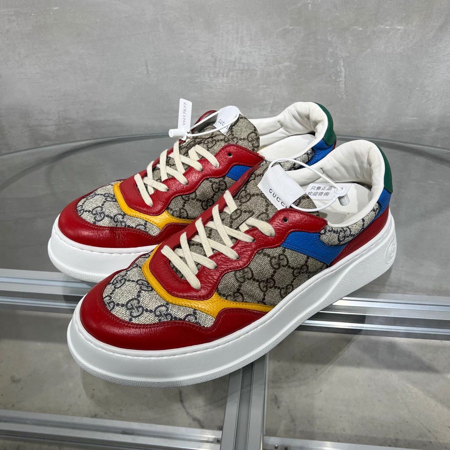 Gucci Gucci Double G Red Brown Rhyton UK10 Size US 11 / EU 44 - 2 Thumbnail