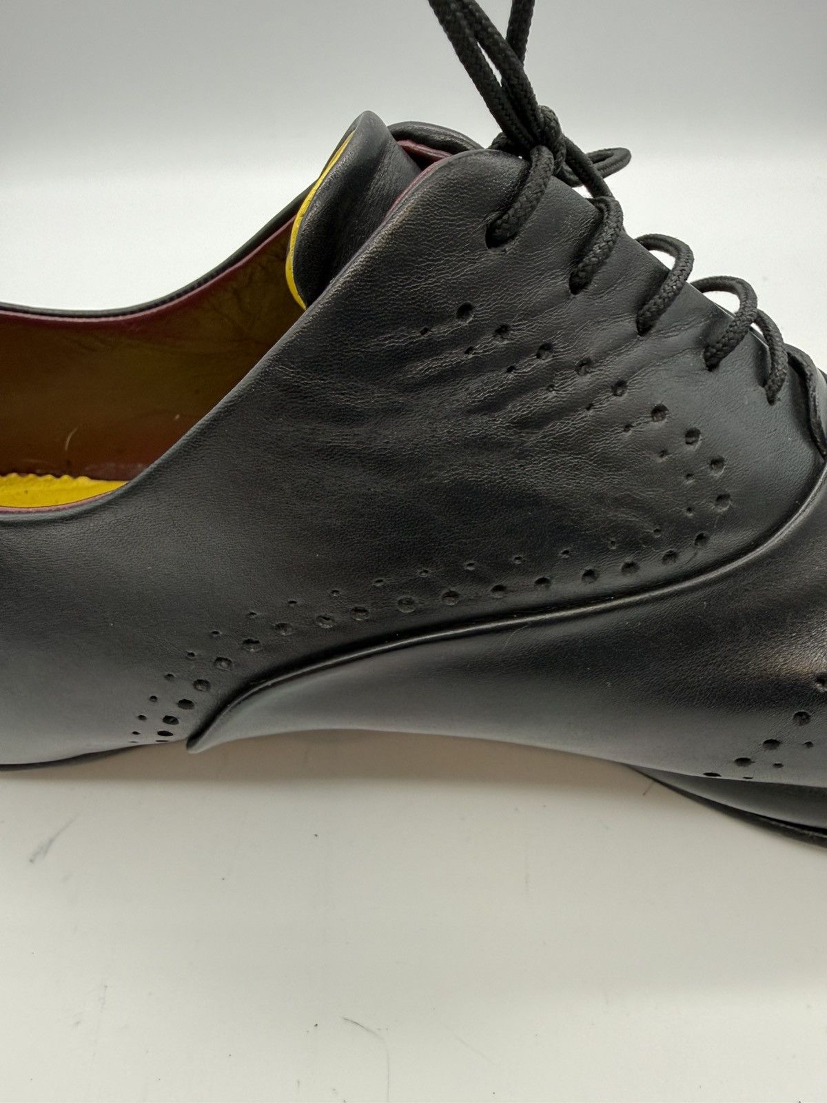 Kenzo KENZO HOMME-Roy Krejberg Era-Sculpted-Black Brogue Oxfords Size US 10.5 / EU 43-44 - 14 Thumbnail