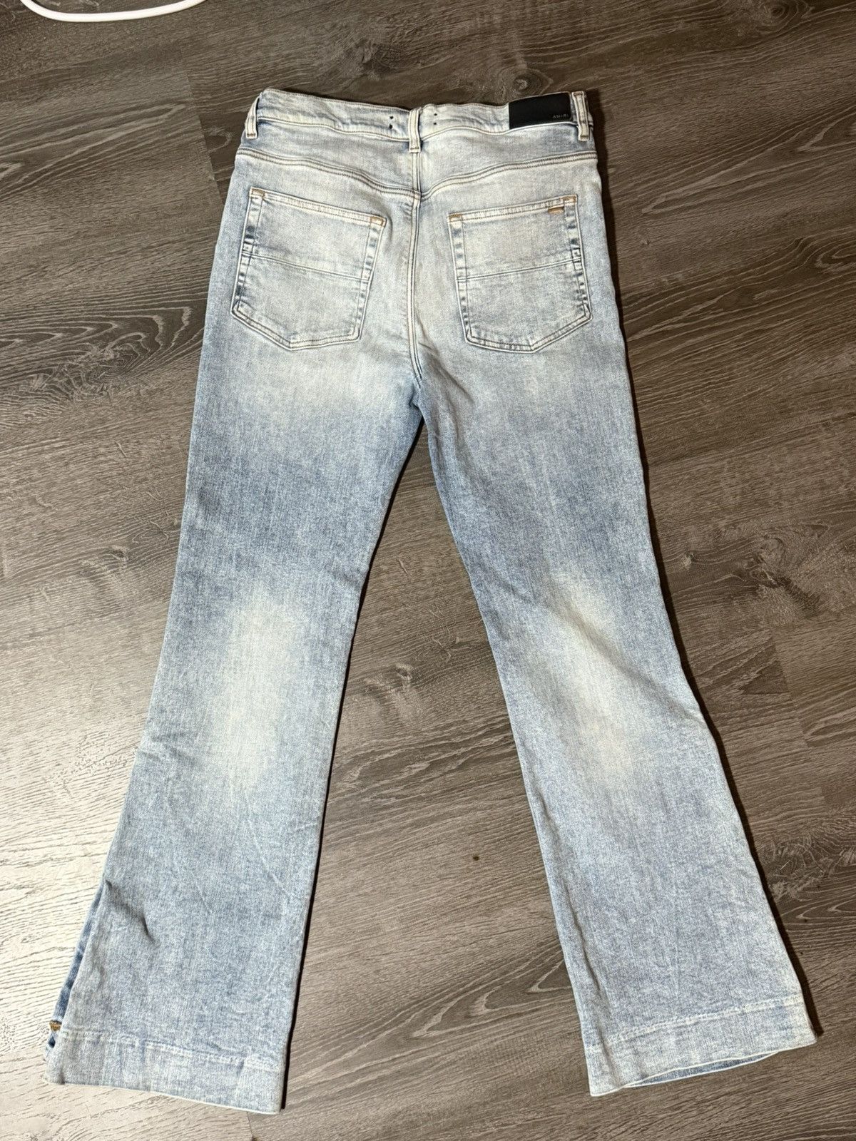 Amiri Amiri Blue stacked jeans Size US 33 - 4 Thumbnail