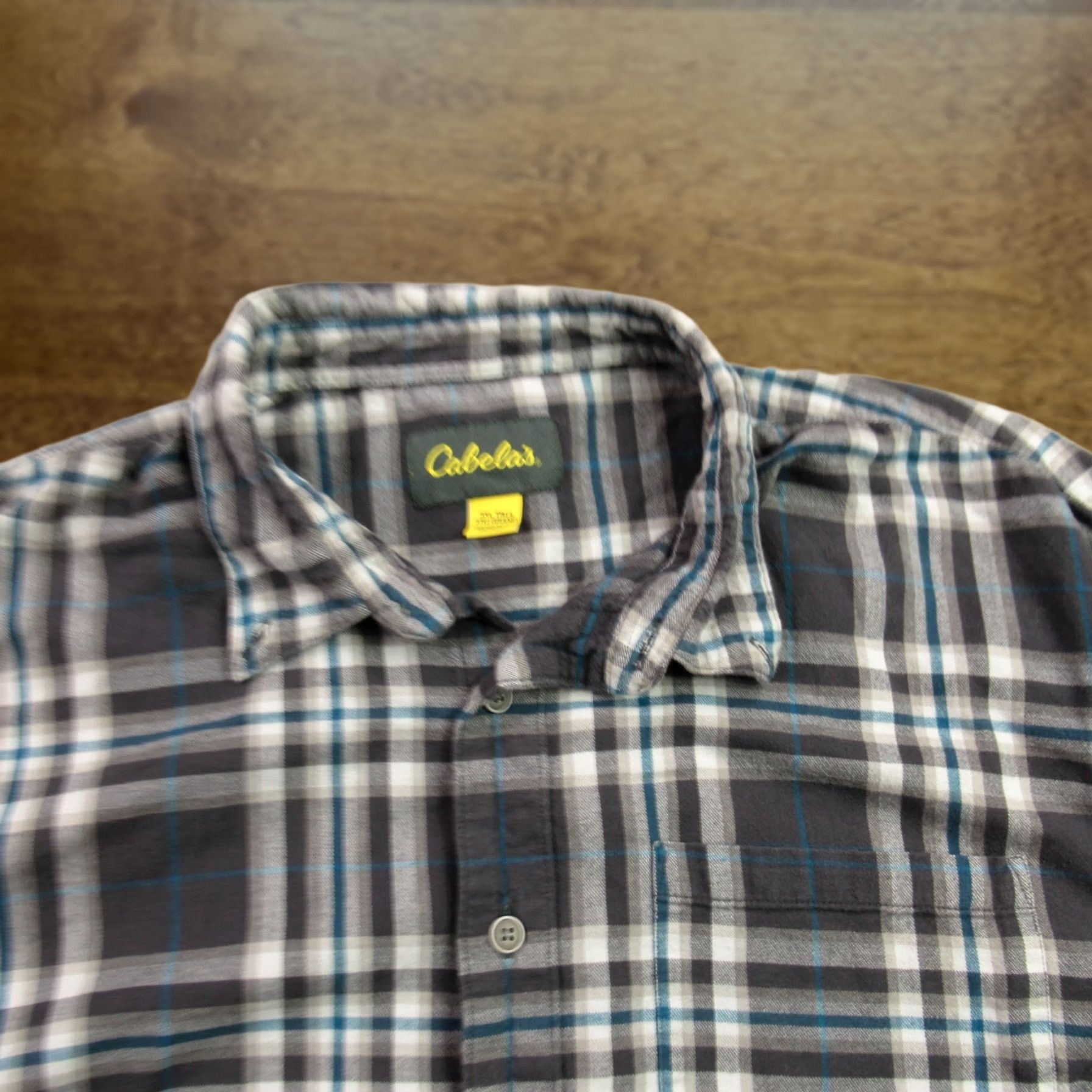 Vintage Cabela's Shirt Mens 3XL Tall Long Sleeve Plaid Button Up Pocket Casual Shirt Size US XXL / EU 58 / 5 - 1 Thumbnail