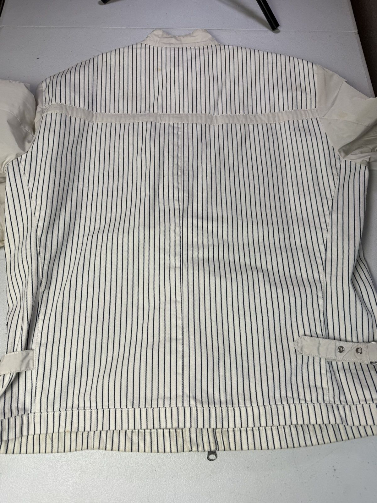 Armani Vintage Armani Jeans Pinstripe Jacket Size XL Size US XL / EU 56 / 4 - 13 Thumbnail