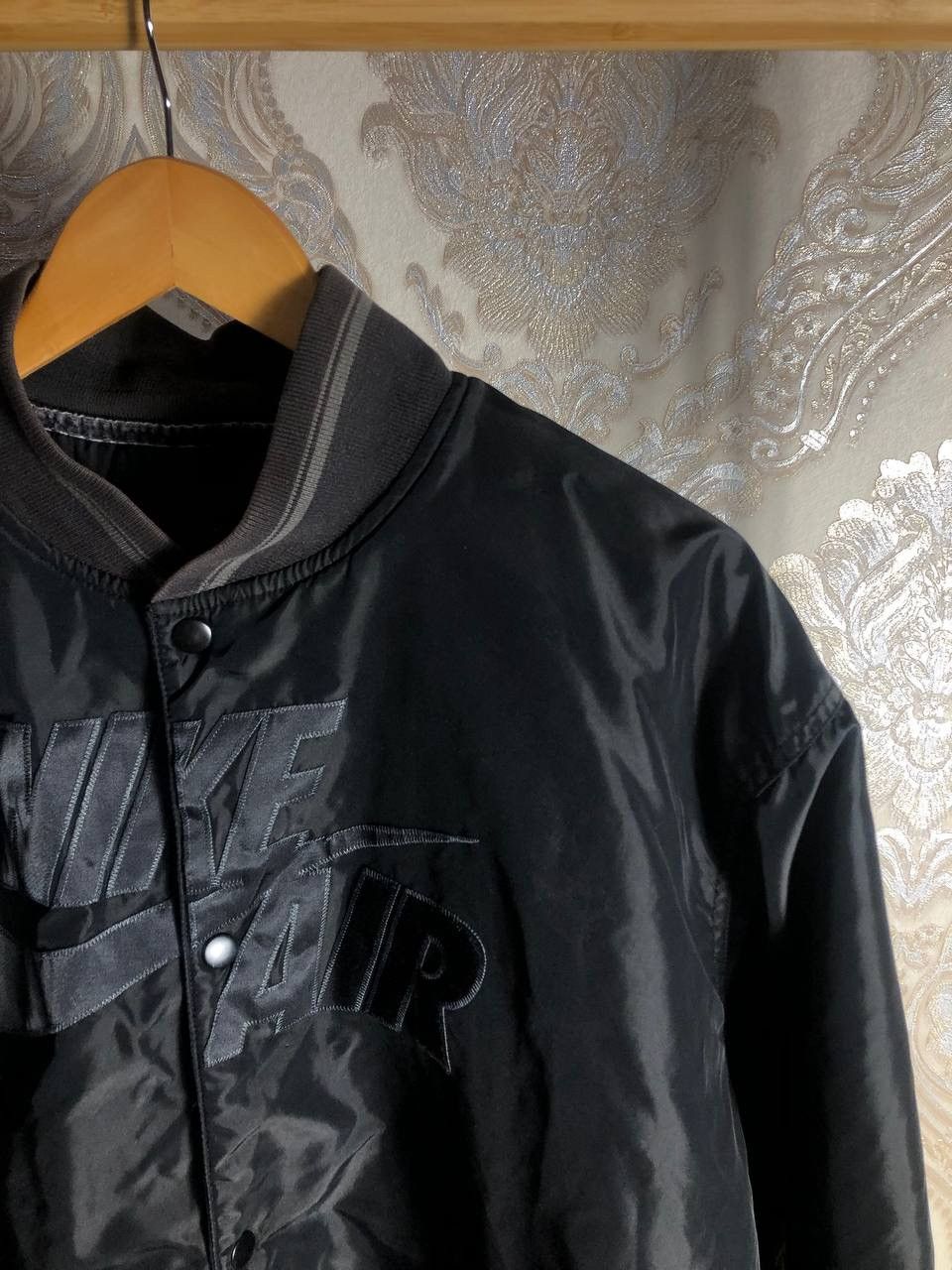 Nike × Vintage VERY RARE NIKE AIR BOMBER LIGHT JACKET DRILL Y2K 90s SWOOSH Size US XL / EU 56 / 4 - 4 Thumbnail
