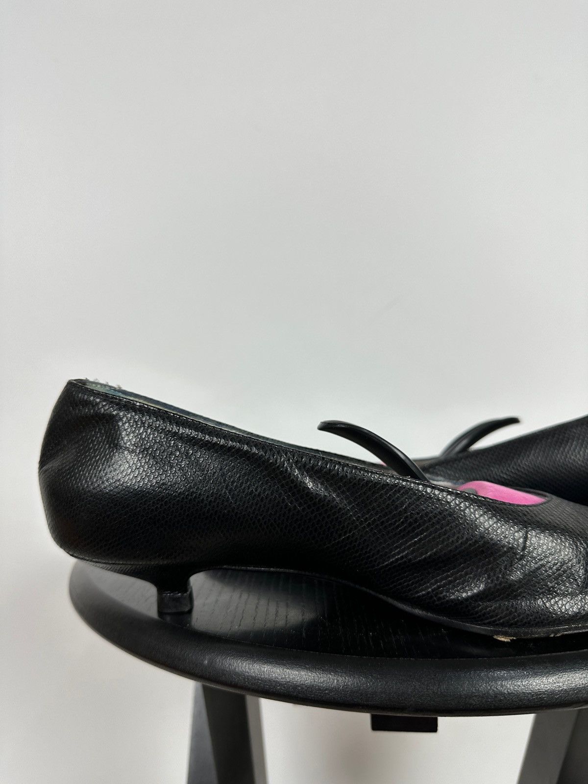 Gucci Vintage Gucci Tom Ford Black Leather Heels Size US 7.5 / IT 37.5 - 18 Thumbnail