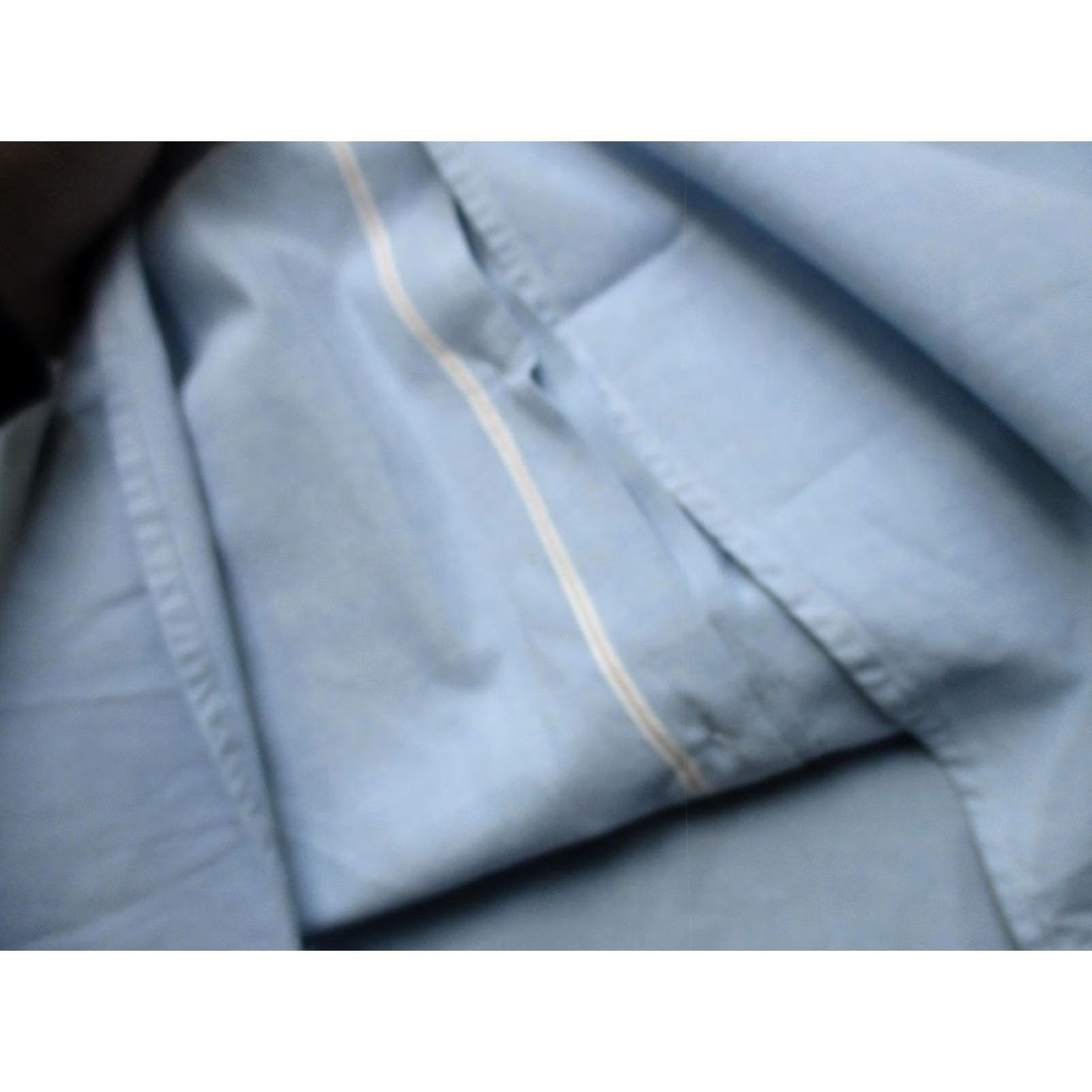 Levi's Levi's Made & Crafted Dress Shirt Mens XL Blue Solid Long Sleeve Button Front Collar Shirt Size 46R - 6 Thumbnail