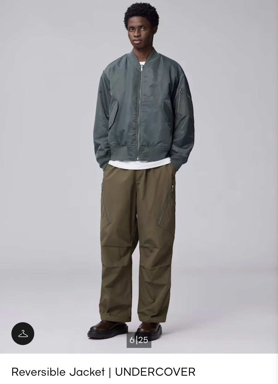 GU × Undercover GU x Undercover Reversible MA-1 Bomber Jacket "Silent Noise" Size US M / EU 48-50 / 2 - 1 Thumbnail