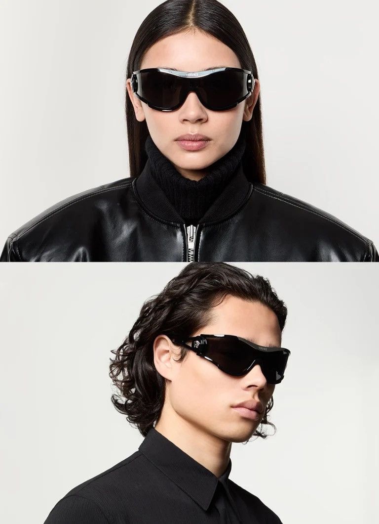 Versace NEW VERSACE MOD 4475 5360/87 BLACK VE4475 536087 SUNGLASSES Size ONE SIZE - 6 Thumbnail