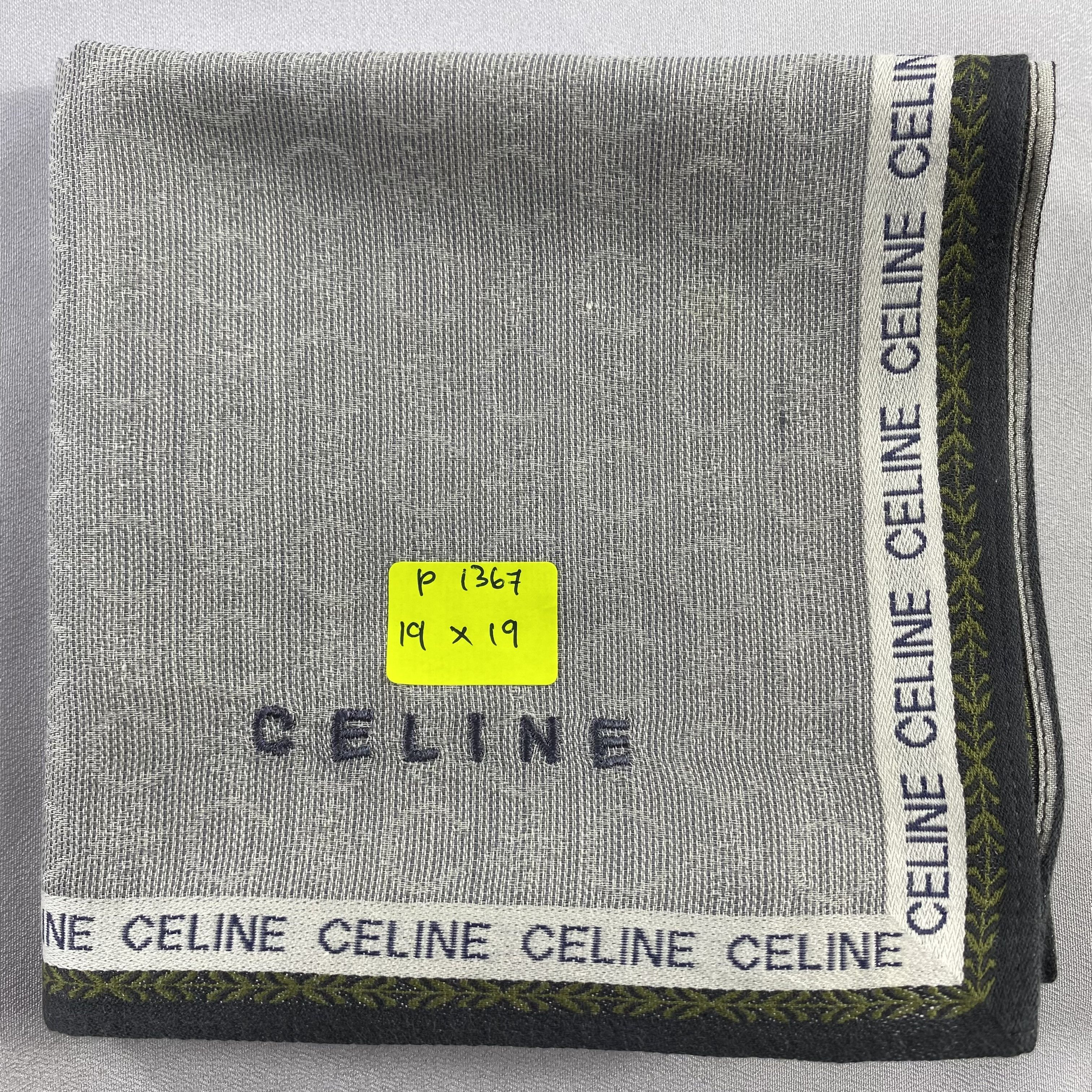 Celine × Vintage Celine Handkerchief / Neckerchief / Bandana-P1367 Size ONE SIZE - 5 Thumbnail