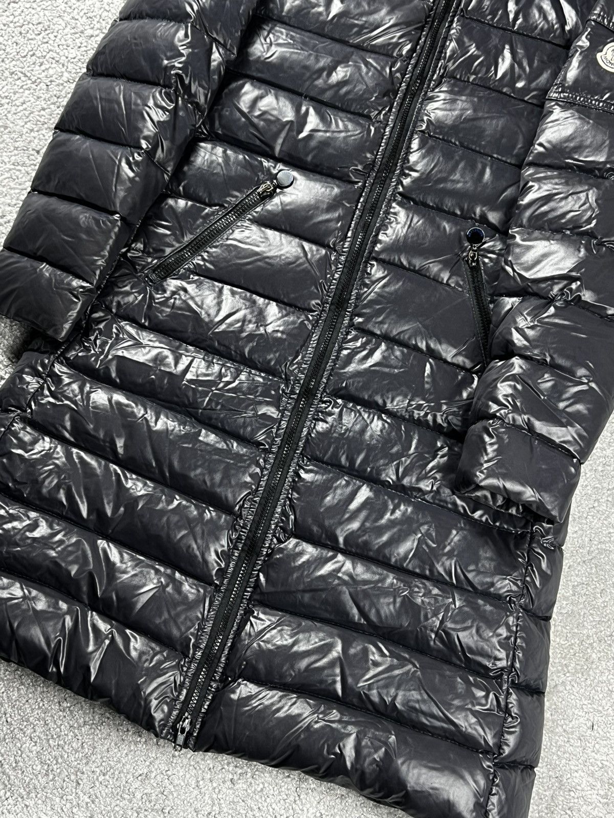 Moncler Moncler Moka Blue Down Parka Size M Size M / US 6-8 / IT 42-44 - 3 Thumbnail