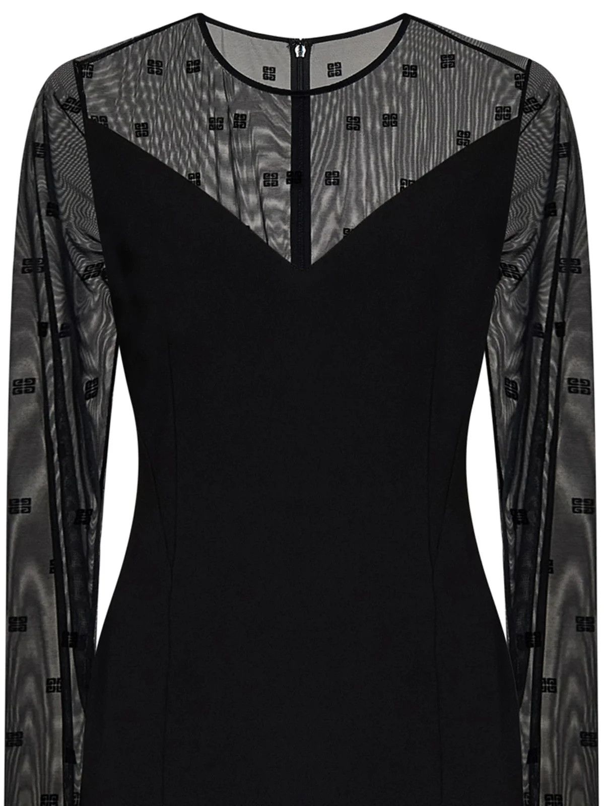 Givenchy o1loc1c0824 Dress in Black Size L / US 10 / IT 46 - 2 Thumbnail