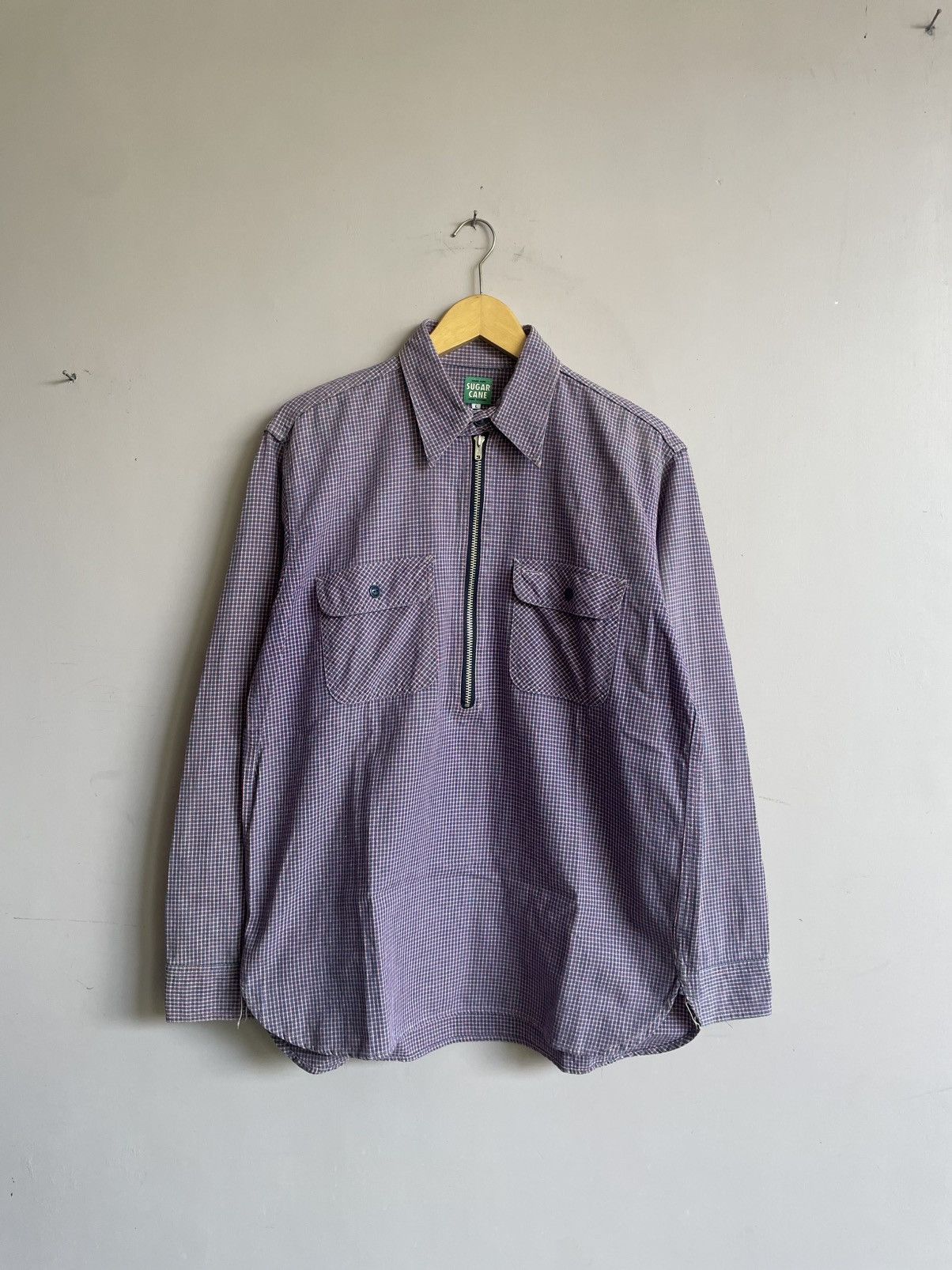 Sugar Cane Sugarcane Halfzip Shirt Size US XL / EU 56 / 4 - 1 Thumbnail
