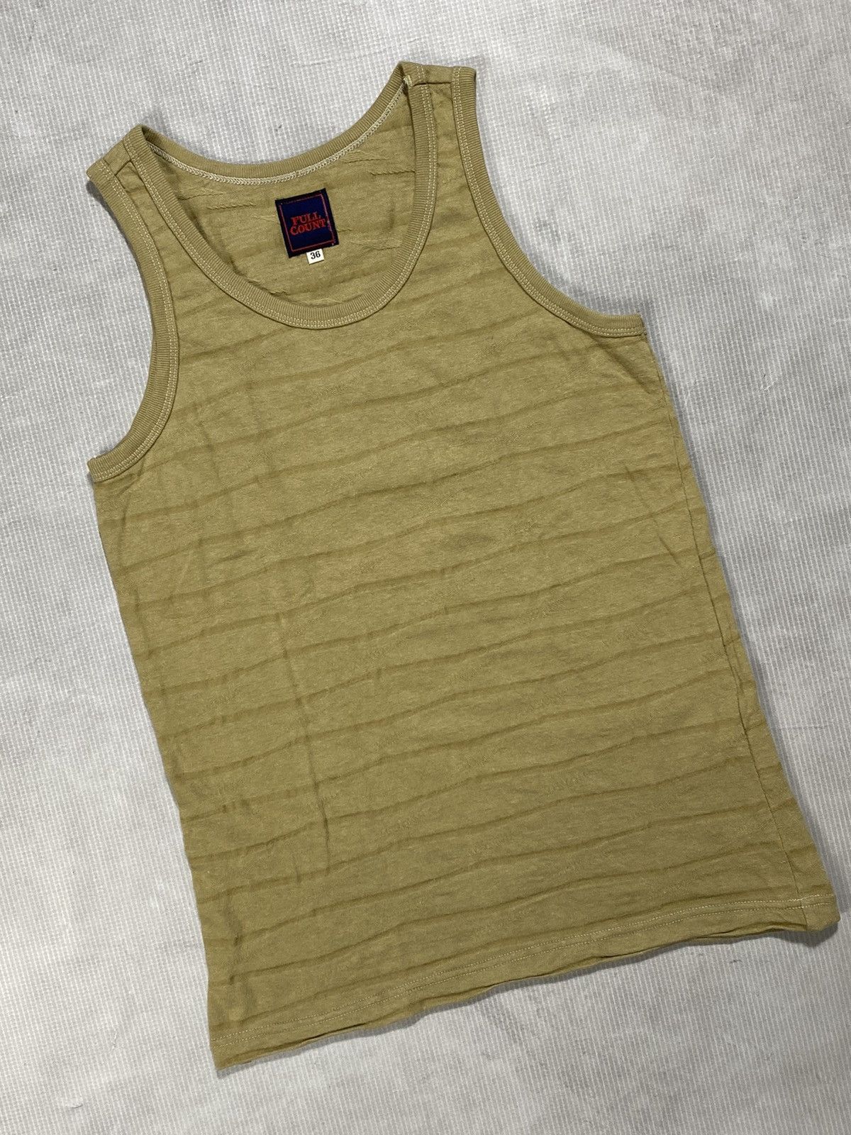 Full Count & Co. × Japanese Brand Full count stripe pattern tank top Size US M / EU 48-50 / 2 - 5 Thumbnail