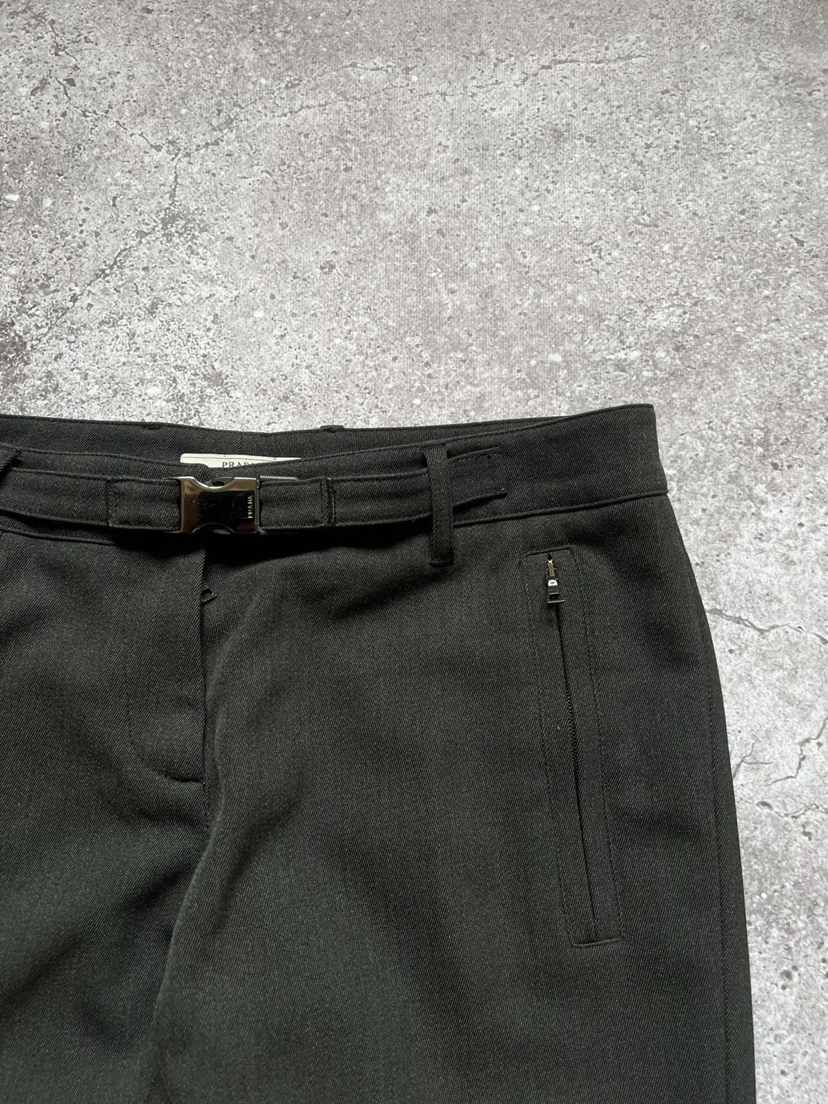 Prada Vintage Prada Wool Trousers Pants Size 27" / US 4 / IT 40 - 4 Thumbnail