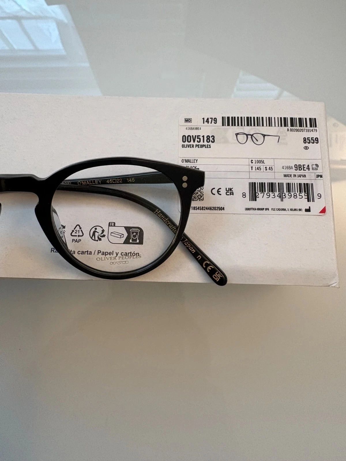 Oliver Peoples OLIVER PEOPLES O'Malley 45mm Optical Size ONE SIZE - 6 Thumbnail