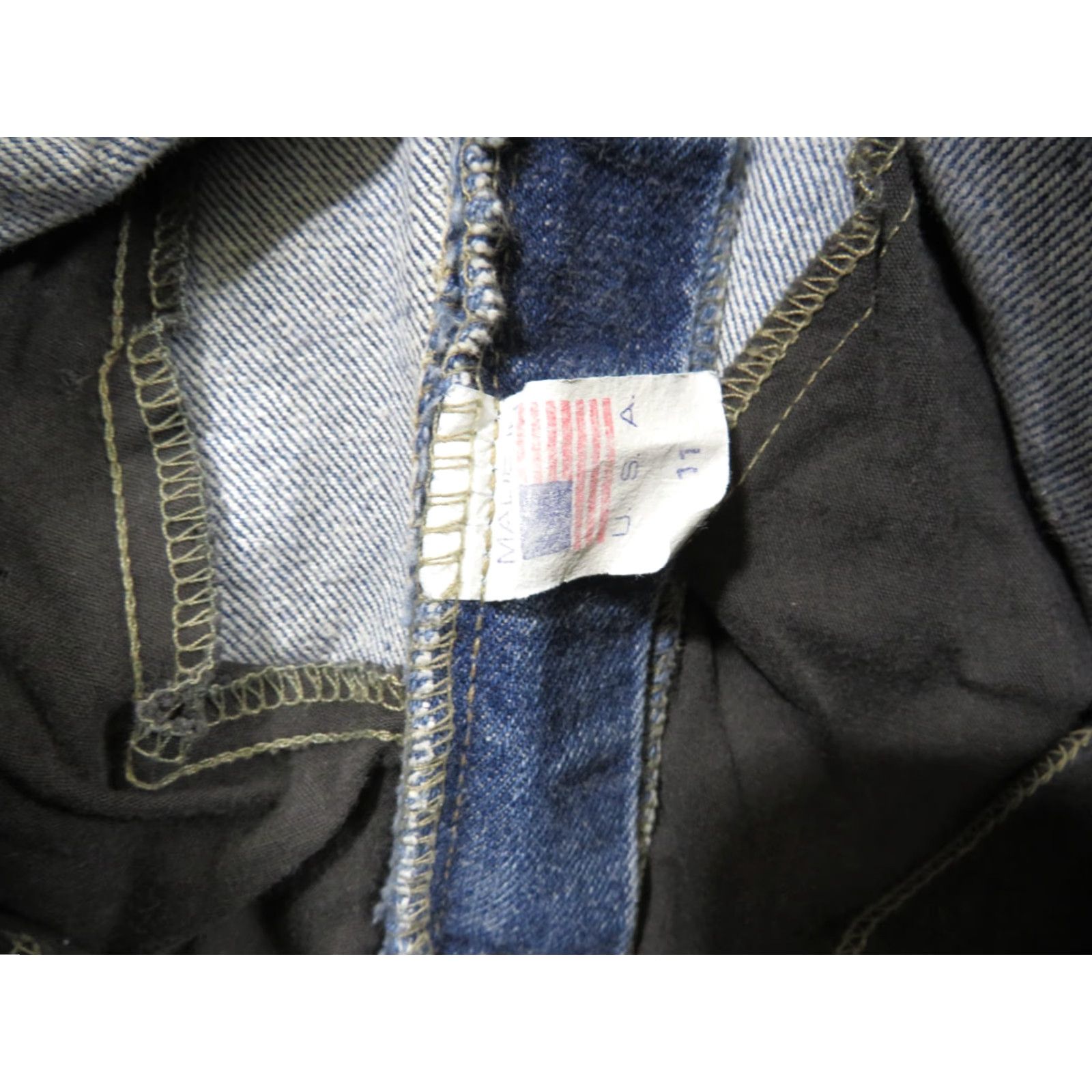Vintage VINTAGE ZENA Jeans Women 11 28x28 High Waisted Tapered 100% Cotton Blue Denim 28 Inseam Medium Wash 80s Retro Womens Jeans Size 32" / US 10 / IT 46 - 6 Thumbnail