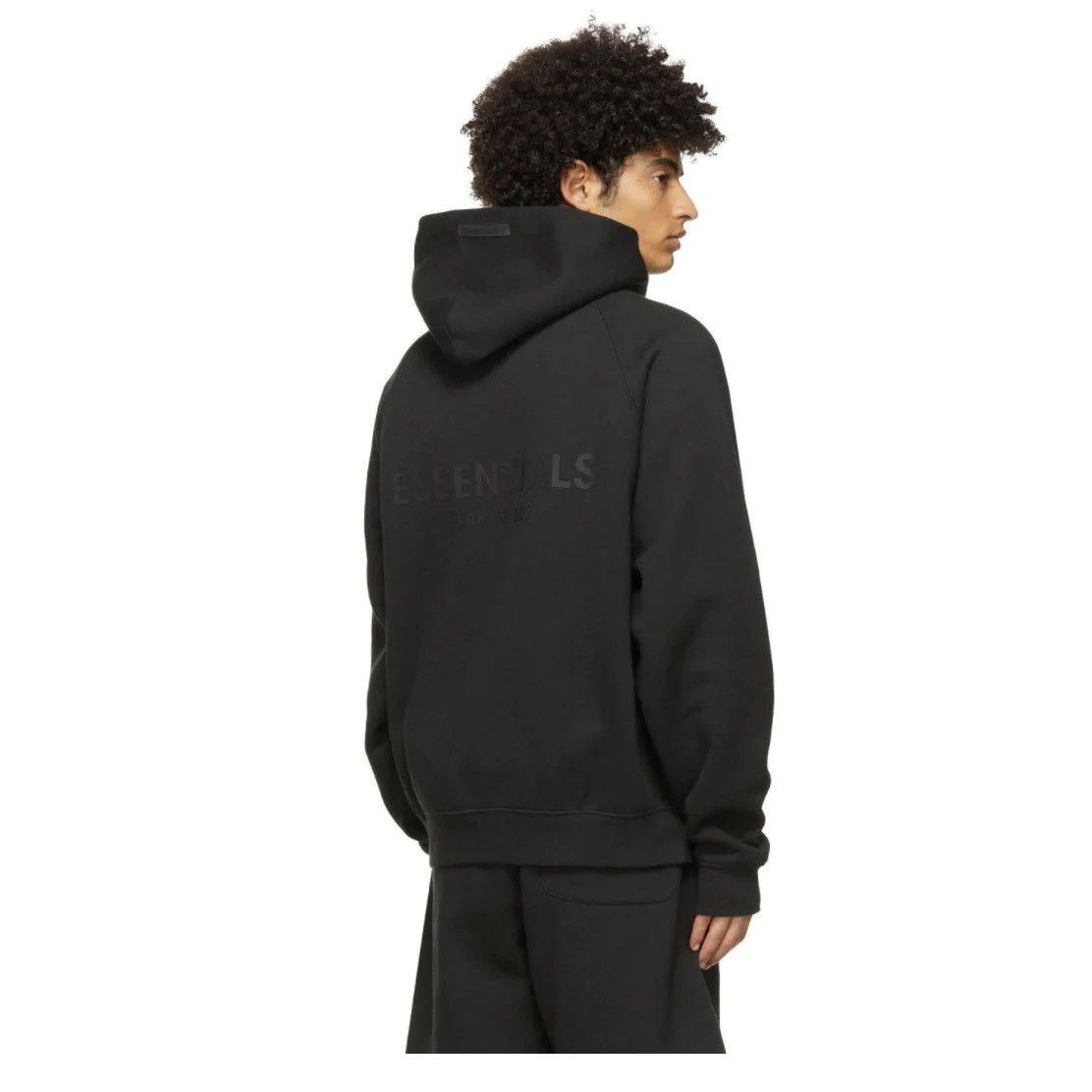 Fear of God SS21 Fear of God Essentials Pull-Over Hoodie Black Size M Size US M / EU 48-50 / 2 - 20 Thumbnail
