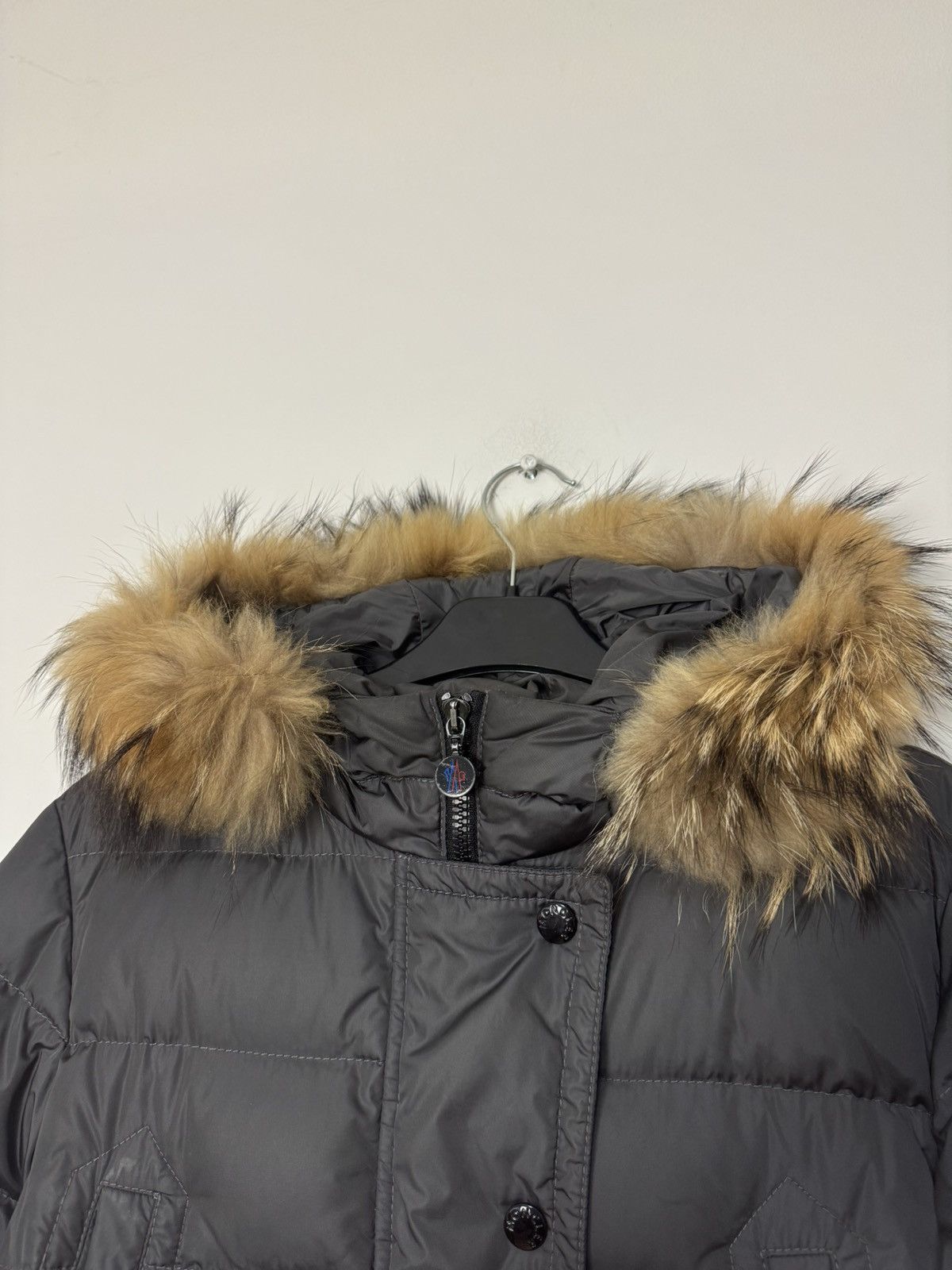 Moncler Moncler Merin Giubbotto Coat Down Puffer Parka Jacket Fur Size L / US 10 / IT 46 - 4 Thumbnail