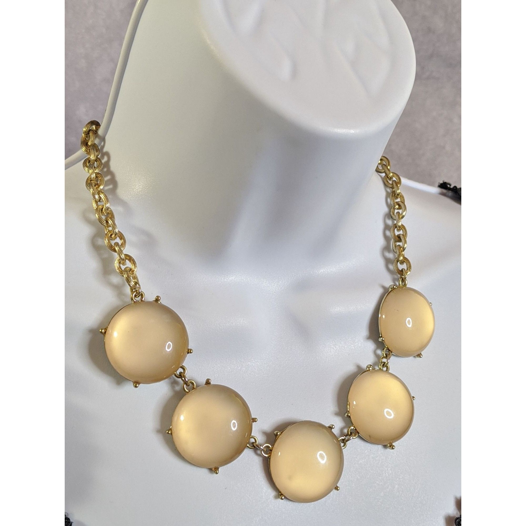 Other Y2k Cream Bubble Statement Necklace Size ONE SIZE - 3 Thumbnail