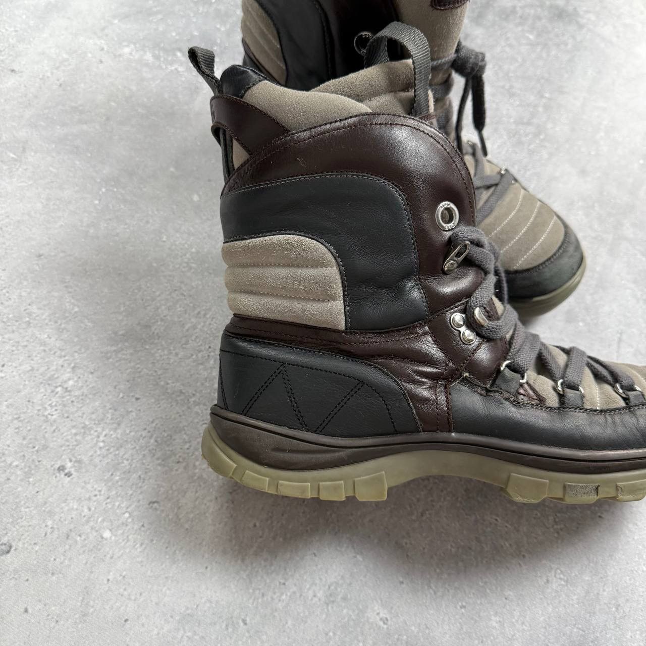 Dolce & Gabbana Dolce & Gabbana DG RTW F/W 2010 Apres Ski Boots Gray/ Brown Size US 10 / EU 43 - 3 Thumbnail