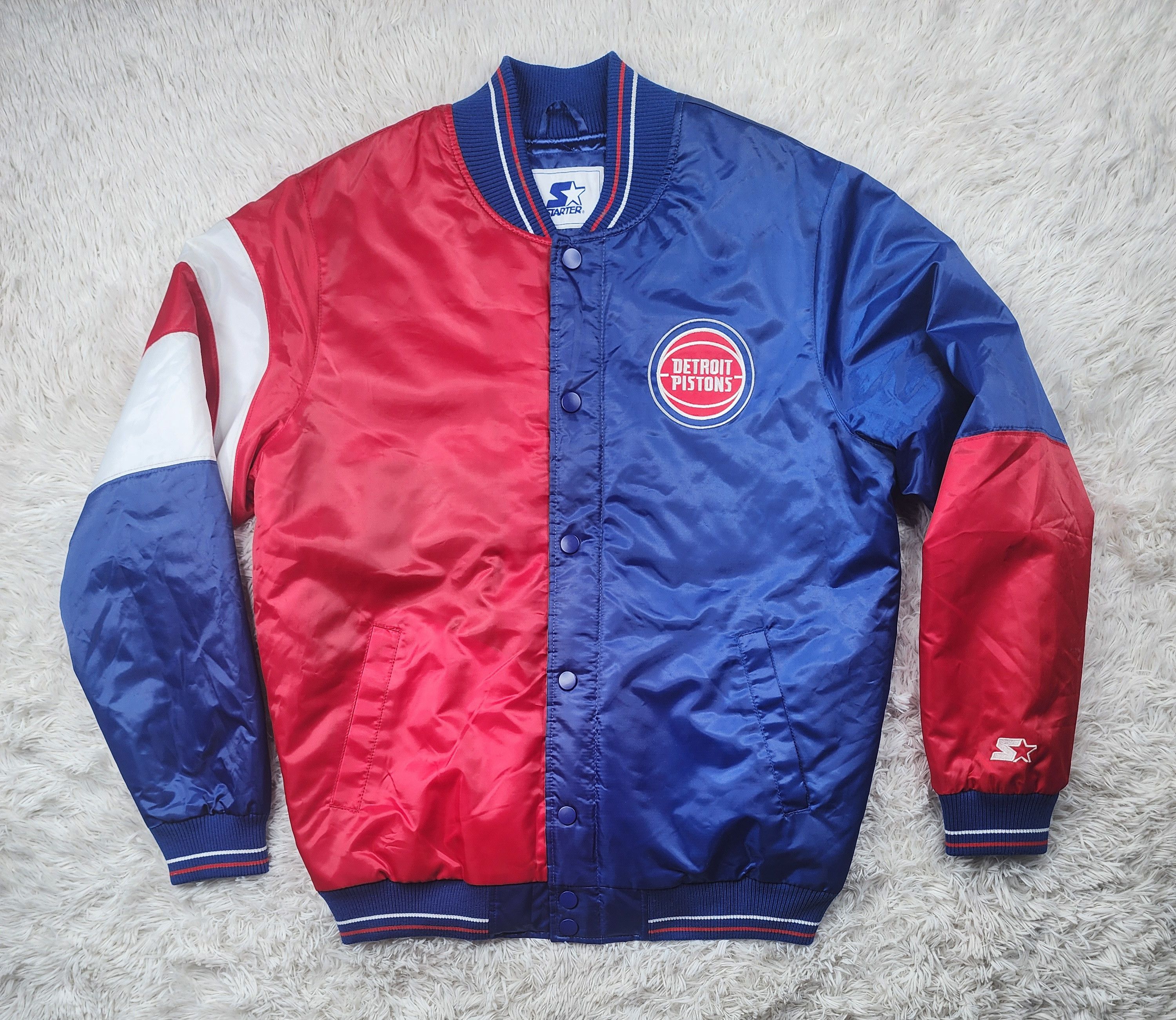 Starter Vintage Starter NBA Detroit Pistons button up jacket Size US L / EU 52-54 / 3 - 1 Thumbnail