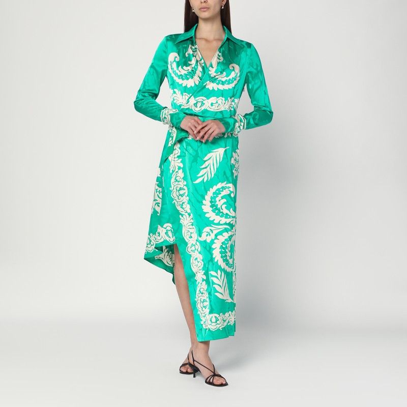 Etro Etro Jacquard-Effect Dress In Cornflower Blue | Grailed