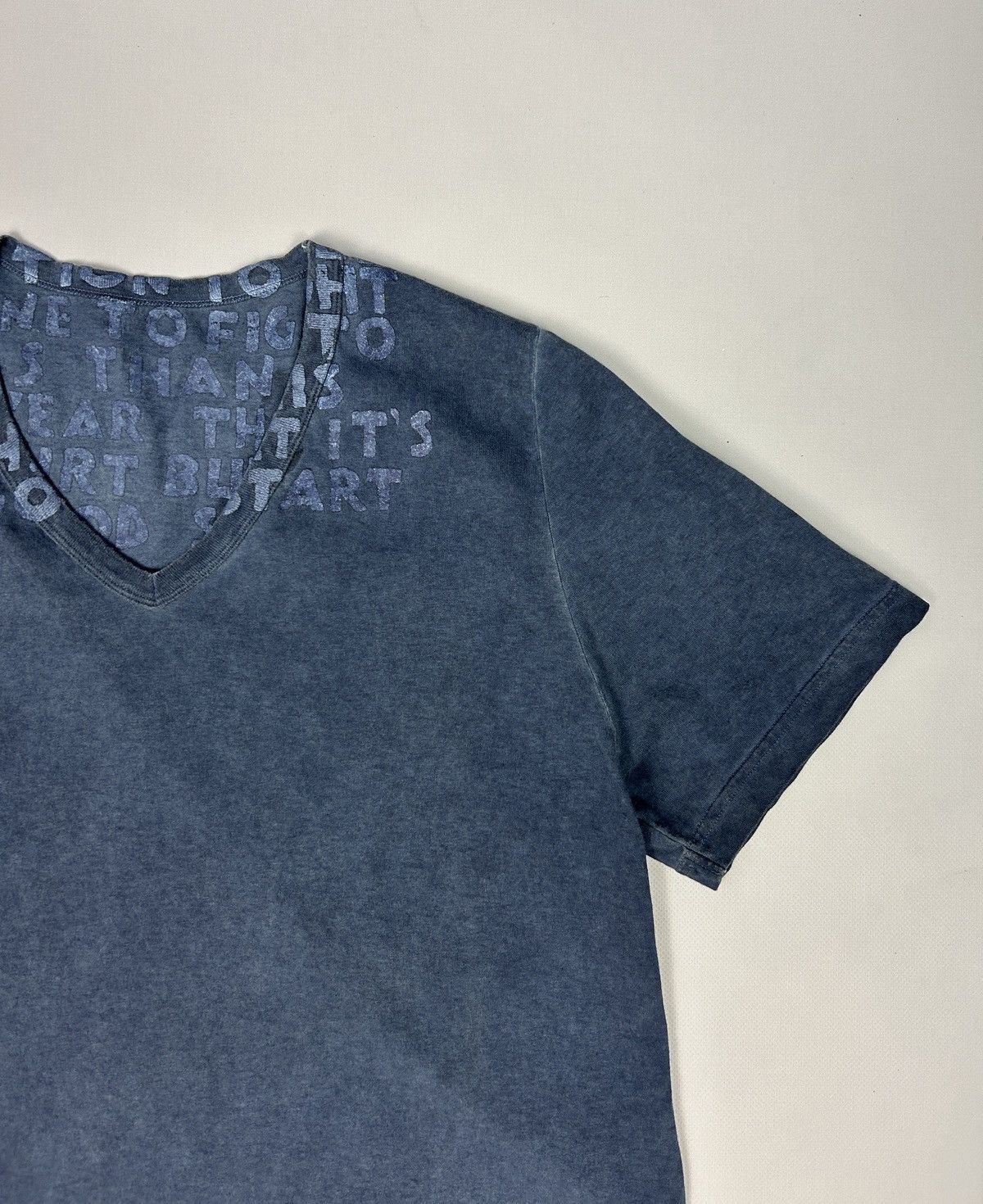 Maison Margiela Maison Martin Margiela AIDS Awareness Garment Dyed T-Shirt Size US M / EU 48-50 / 2 - 3 Thumbnail