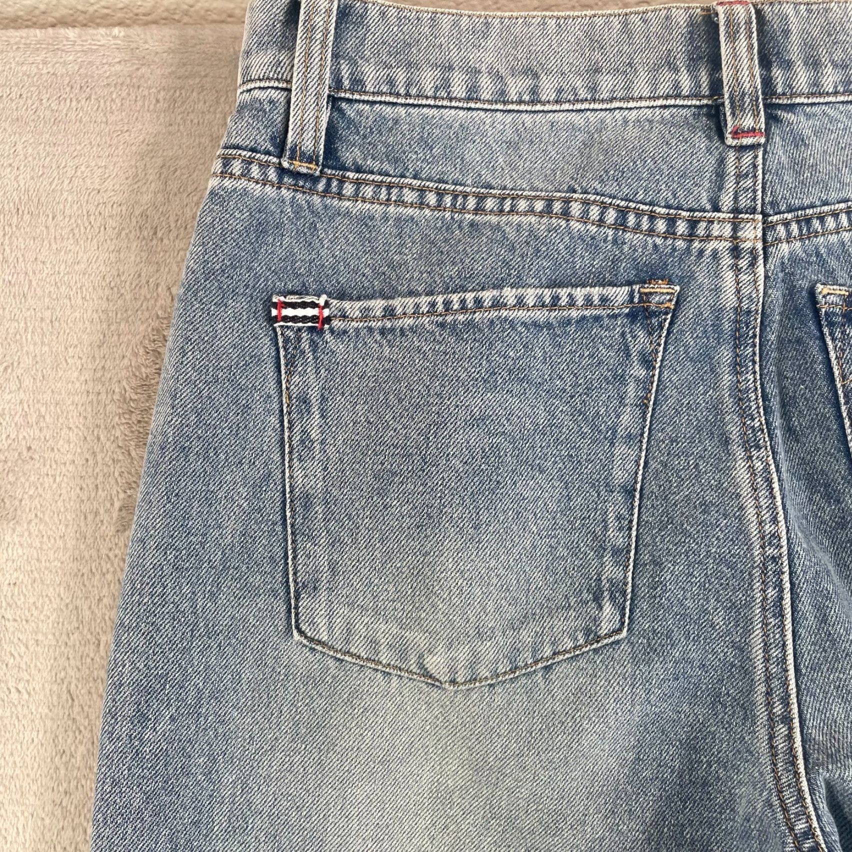 Alice + Olivia Alice + Olivia Weezy Wide Leg Jeans Women 28 Sadie Light Blue Vintage NWOT Jeans Size 27" / US 4 / IT 40 - 5 Thumbnail